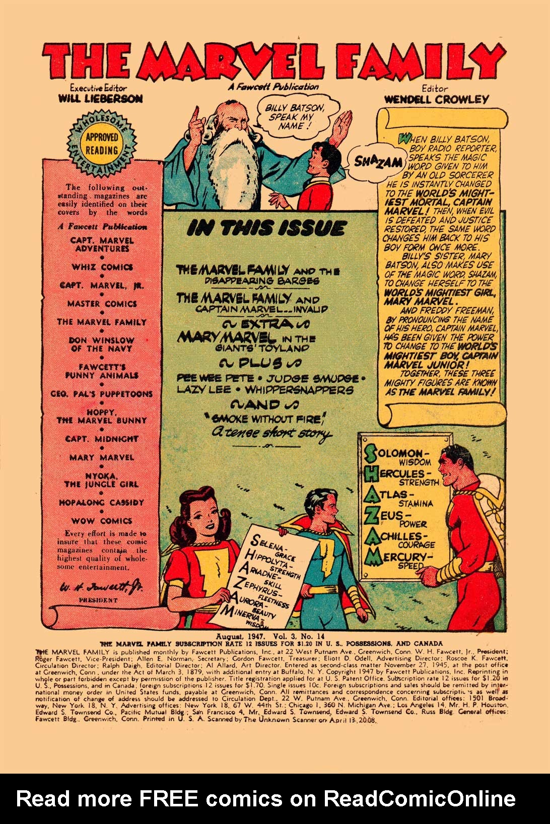 Read online The Marvel Family comic -  Issue #14 - 3