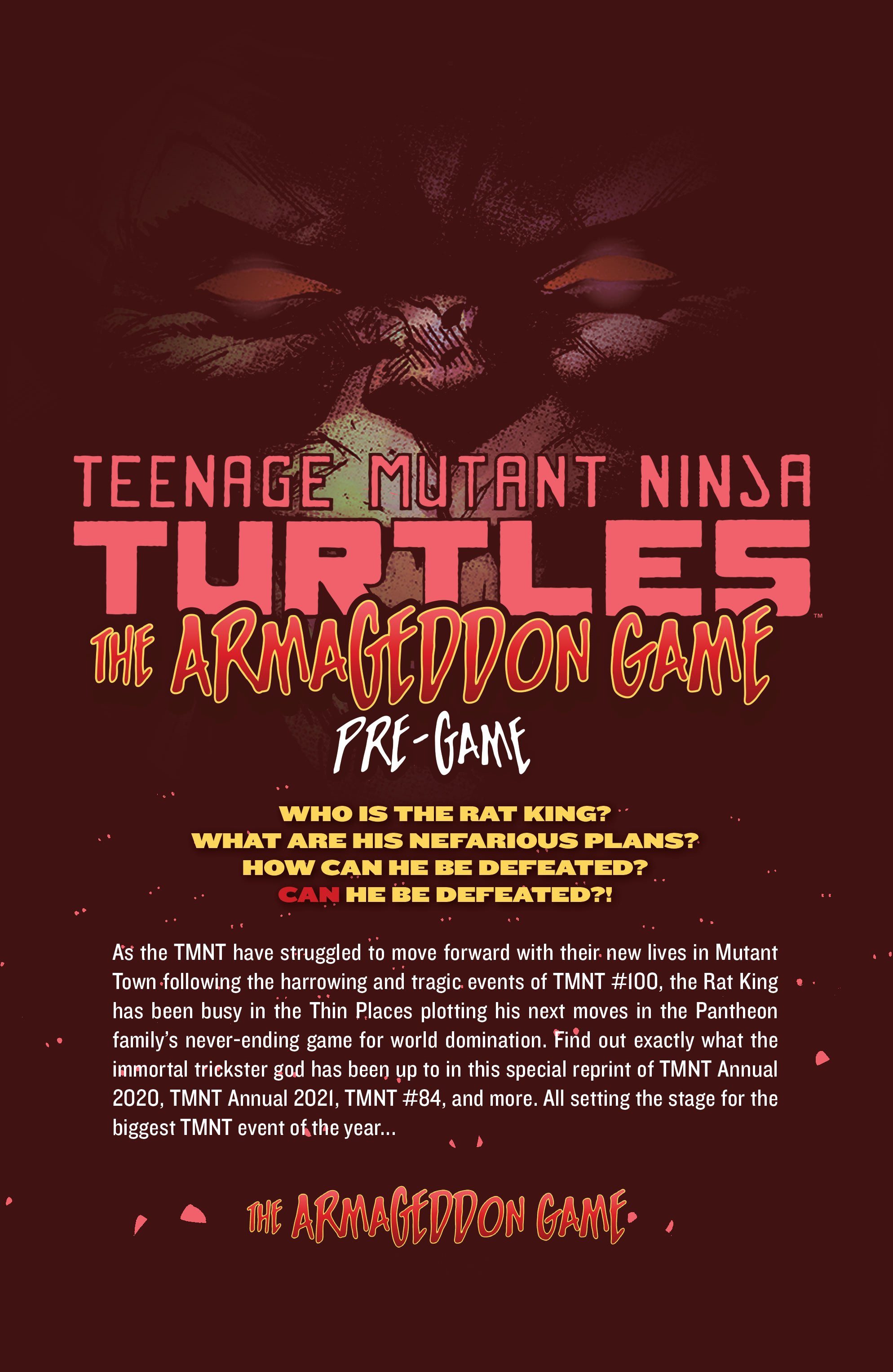 Read online Teenage Mutant Ninja Turtles: The Armageddon Game - Pre-Game comic -  Issue # TPB - 95