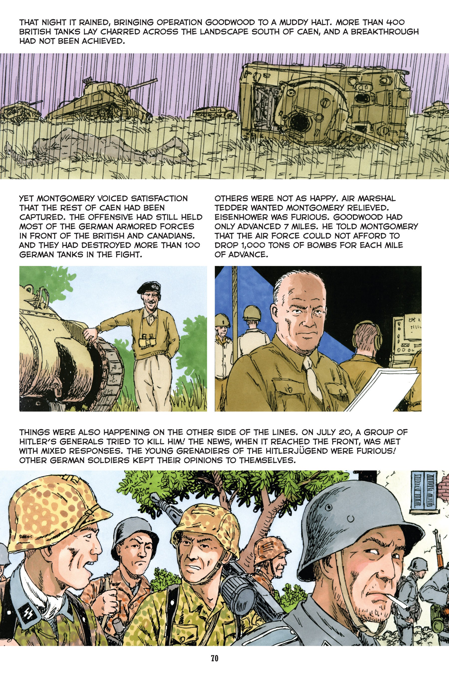 Read online Normandy: A Graphic History of D-Day, the Allied Invasion of Hitler's Fortress Europe comic -  Issue # TPB - 71