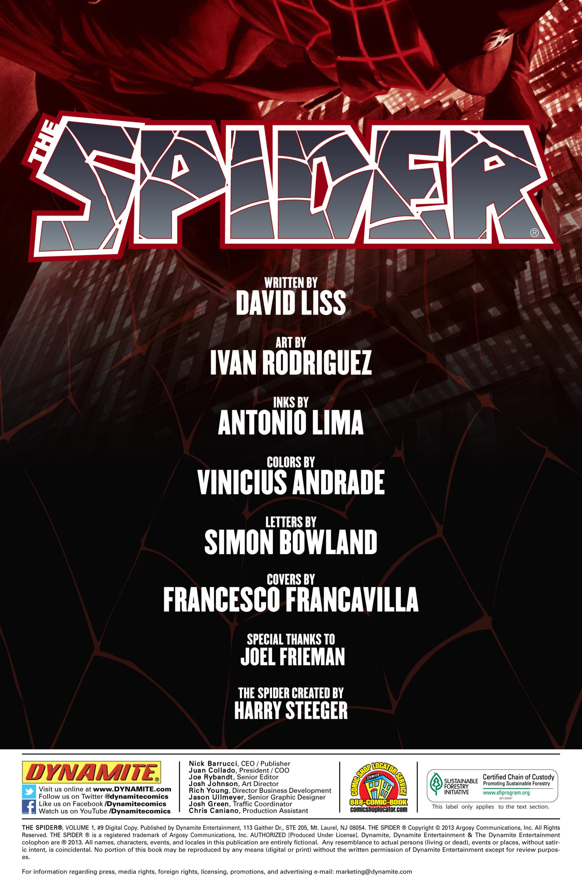 Read online The Spider comic -  Issue #9 - 2