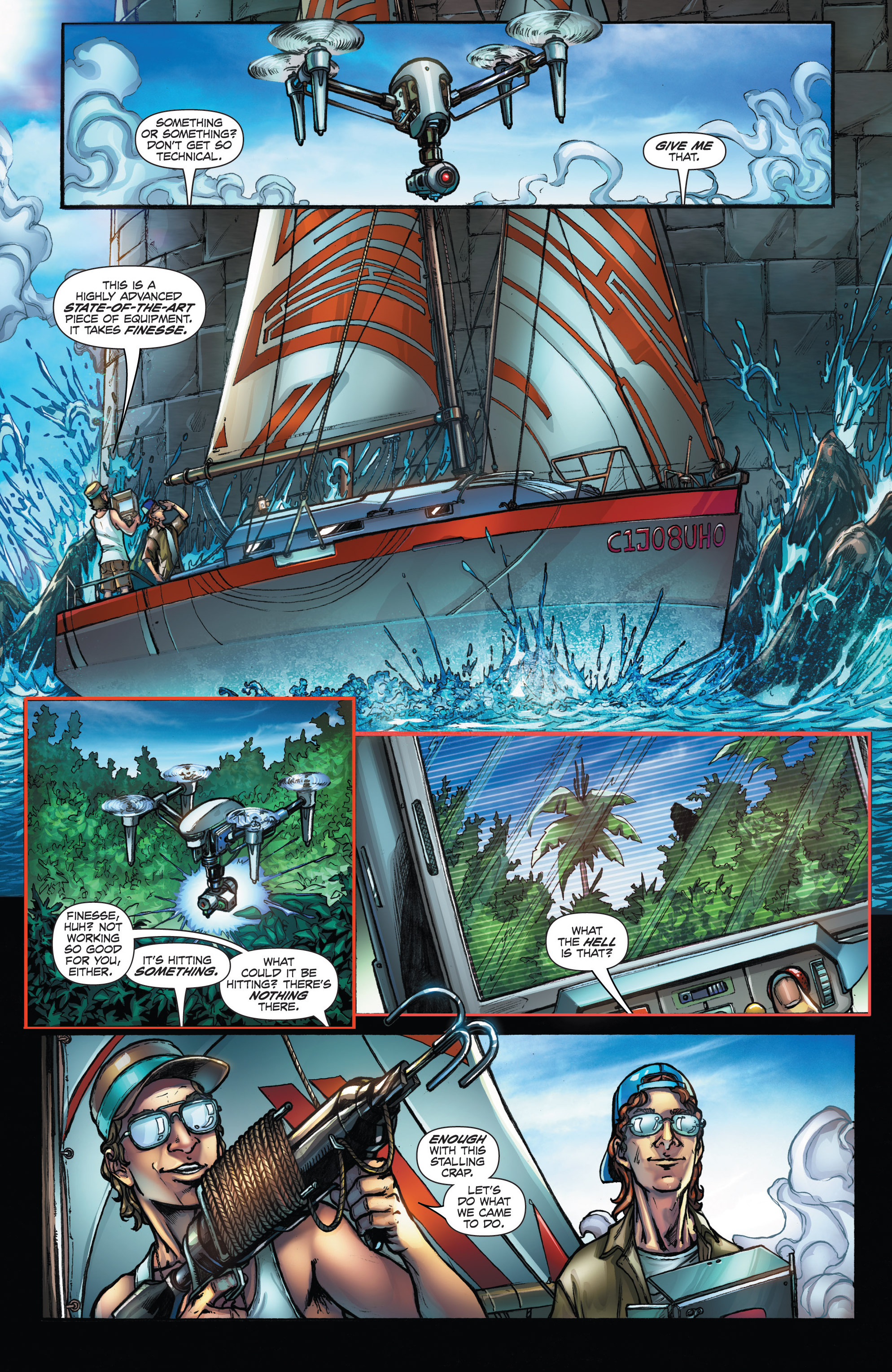 Read online Escape from Monster Island comic -  Issue #1 - 5