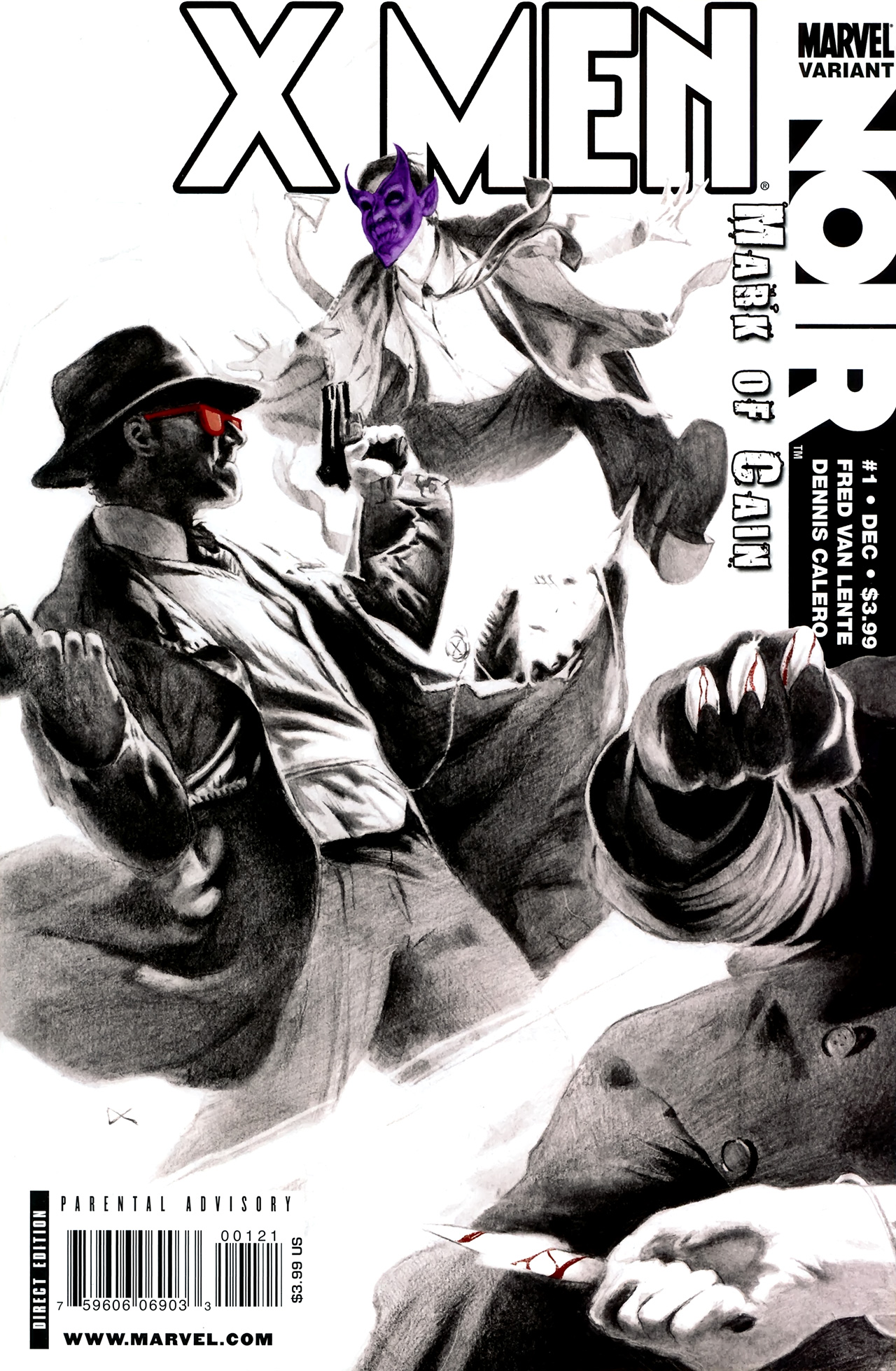 Read online X-Men Noir: Mark of Cain comic -  Issue #1 - 2