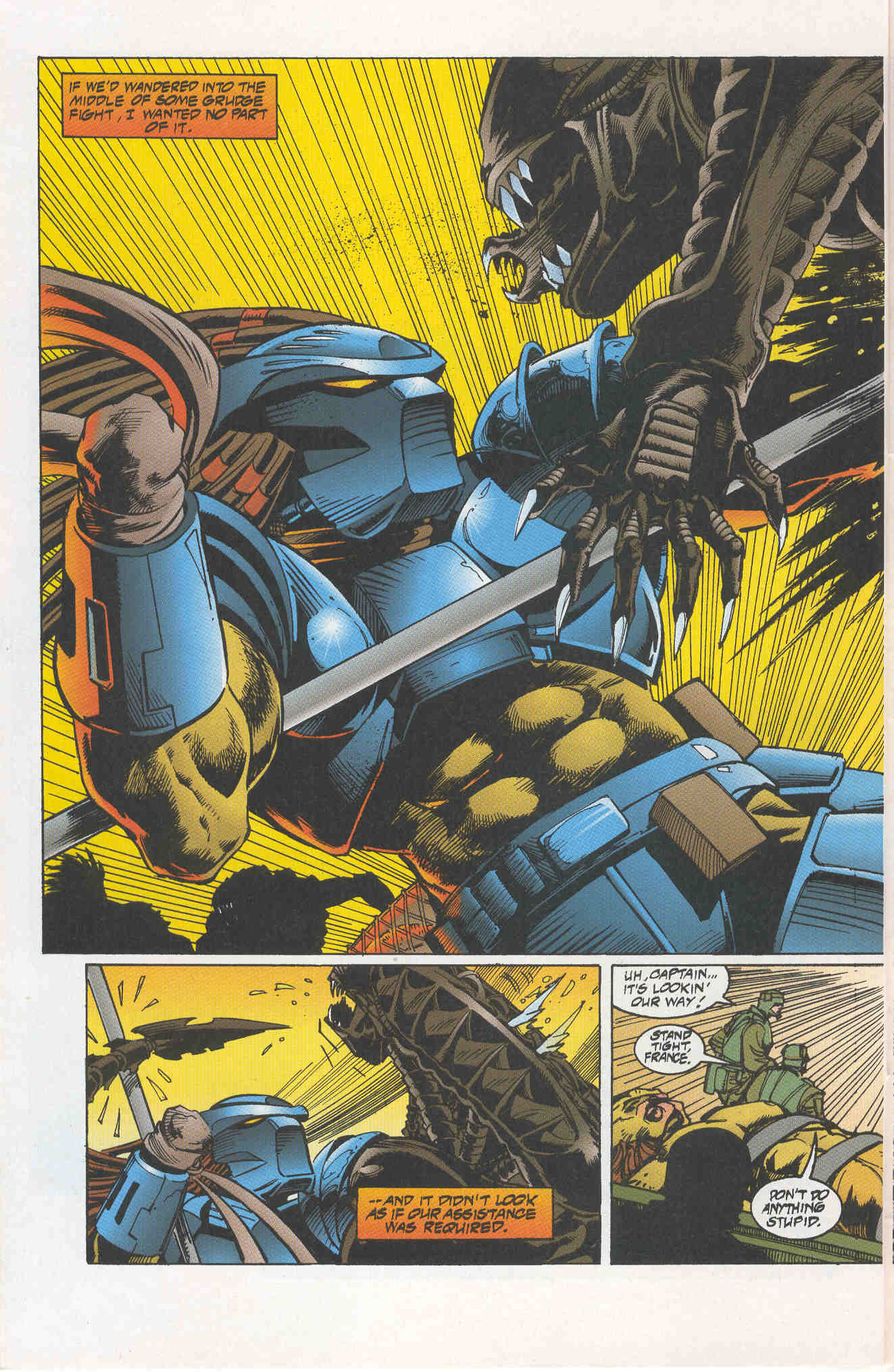 Read online Aliens vs. Predator: Duel comic -  Issue #1 - 23