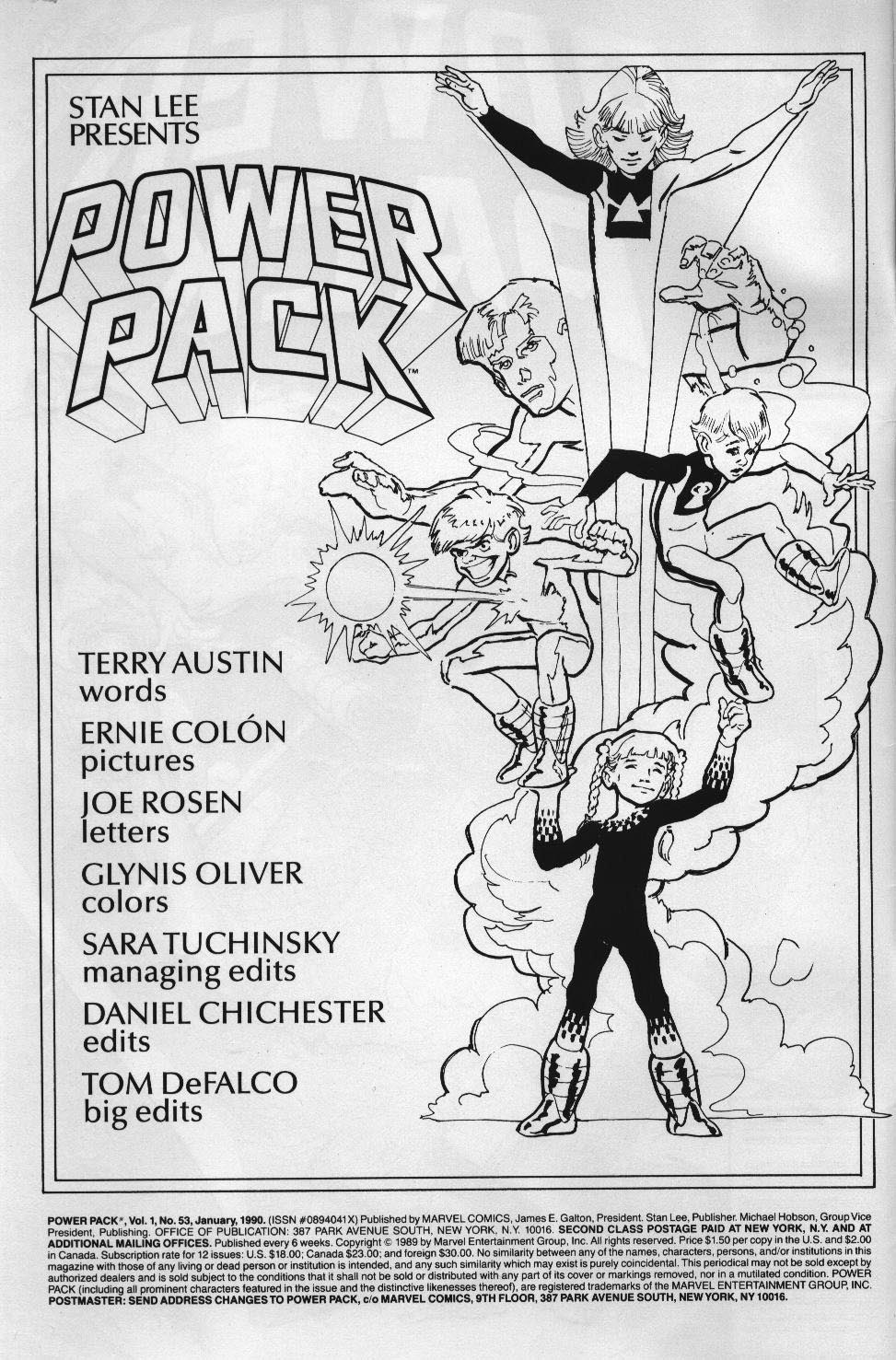 Read online Power Pack (1984) comic -  Issue #53 - 2
