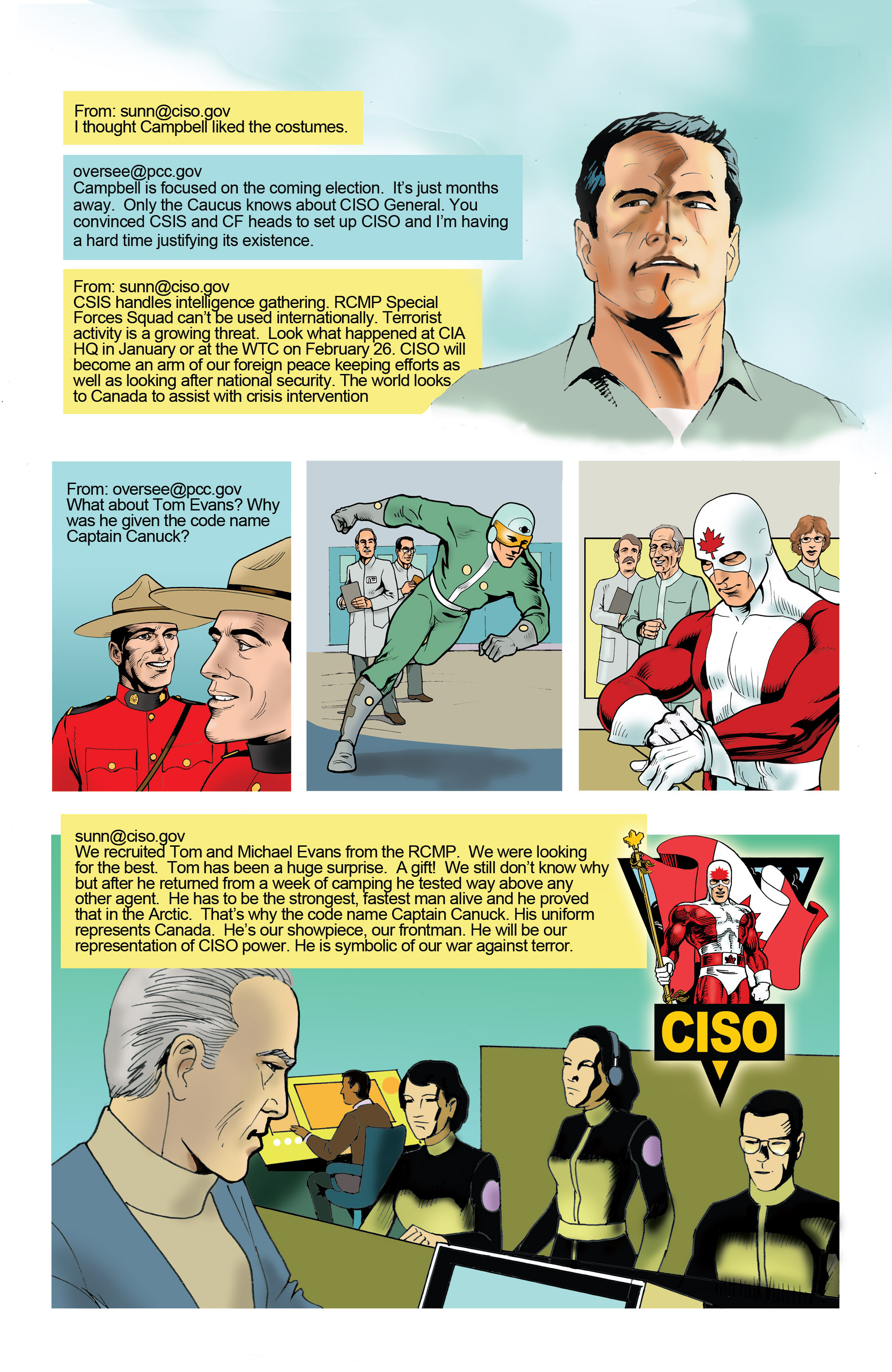 Read online Chapterhouse Archives: Captain Canuck comic -  Issue #1 - 24