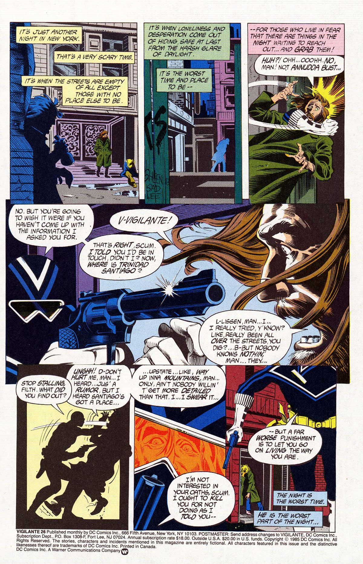 Read online Vigilante (1983) comic -  Issue #26 - 3