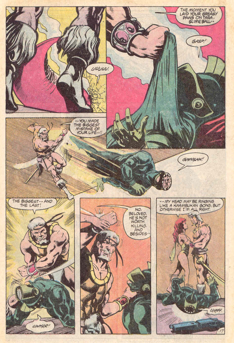 Read online Warlord (1976) comic -  Issue #124 - 17