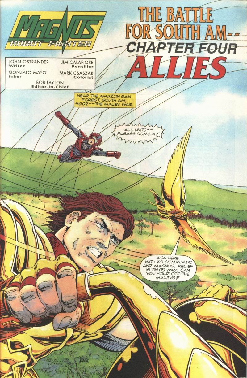 Read online Magnus Robot Fighter (1991) comic -  Issue #31 - 2