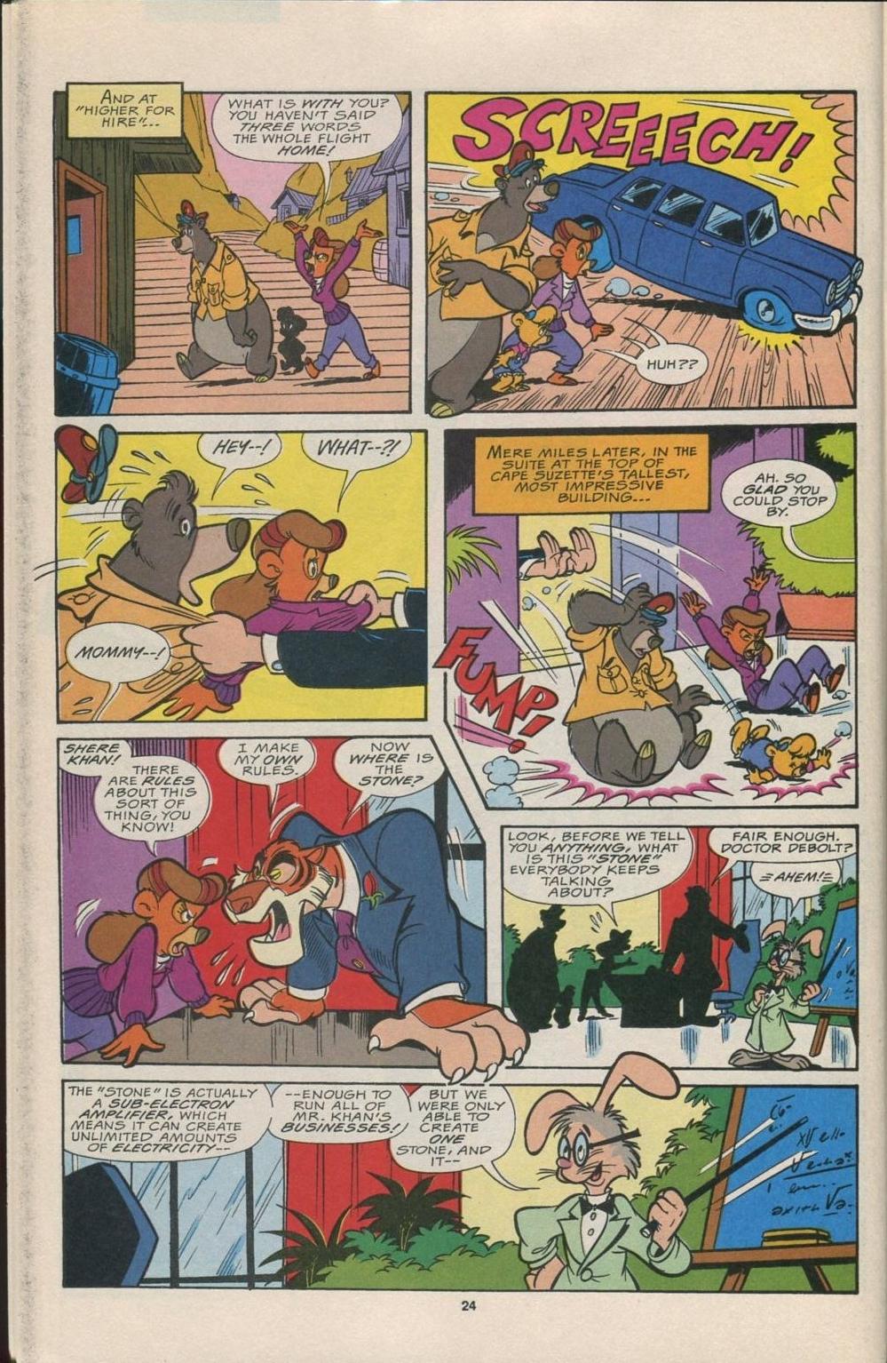 Read online Disney's Tale Spin Limited Series: ''Take Off'' comic -  Issue #3 - 25