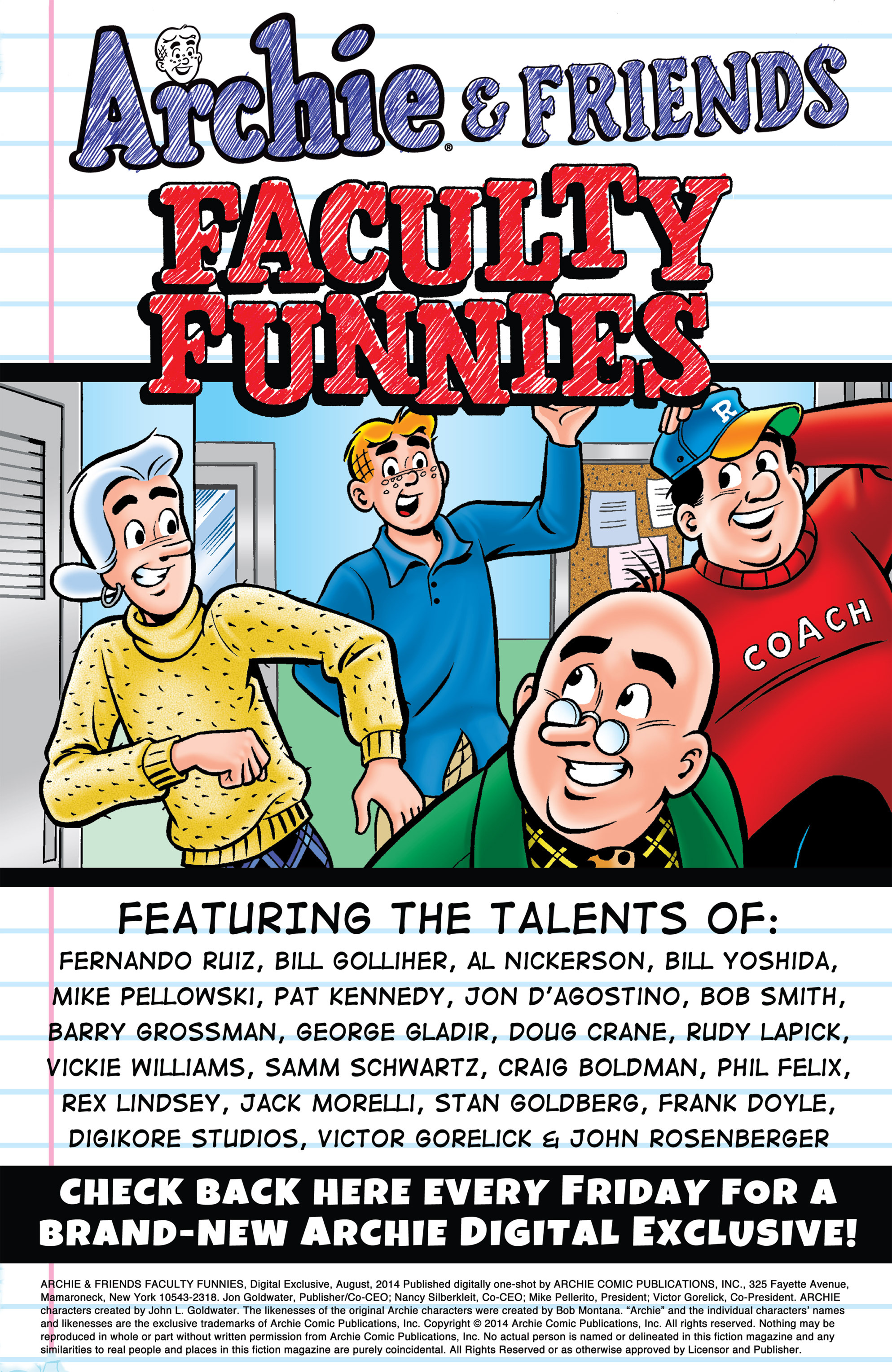Read online Archie & Friends: Faculty Funnies comic -  Issue # TPB - 2