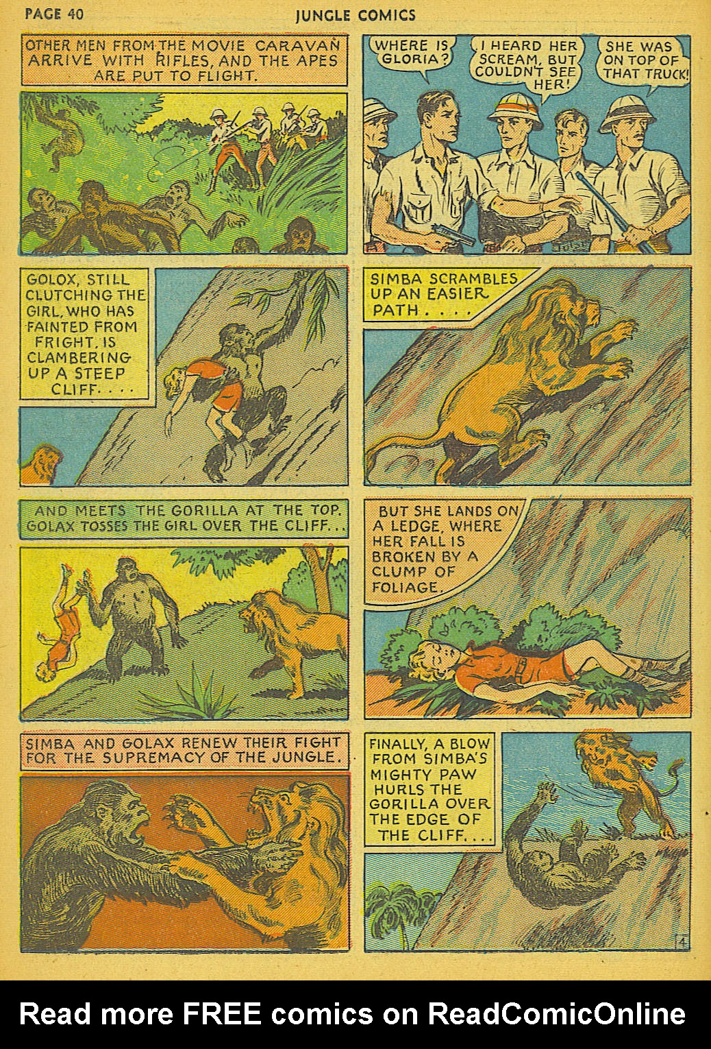 Read online Jungle Comics comic -  Issue #6 - 42