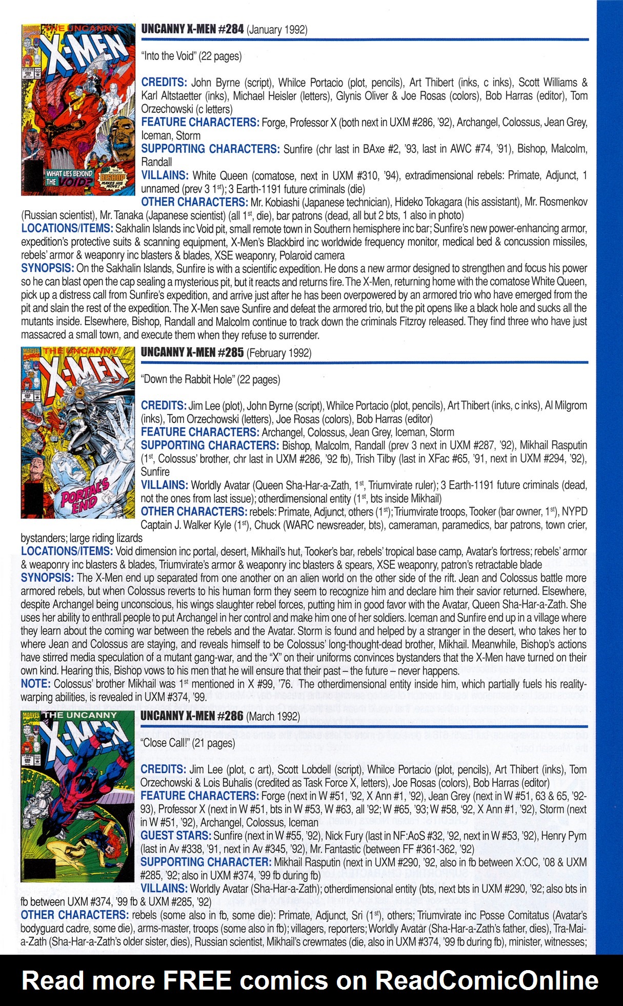 Read online Official Index to the Marvel Universe comic -  Issue #7 - 55