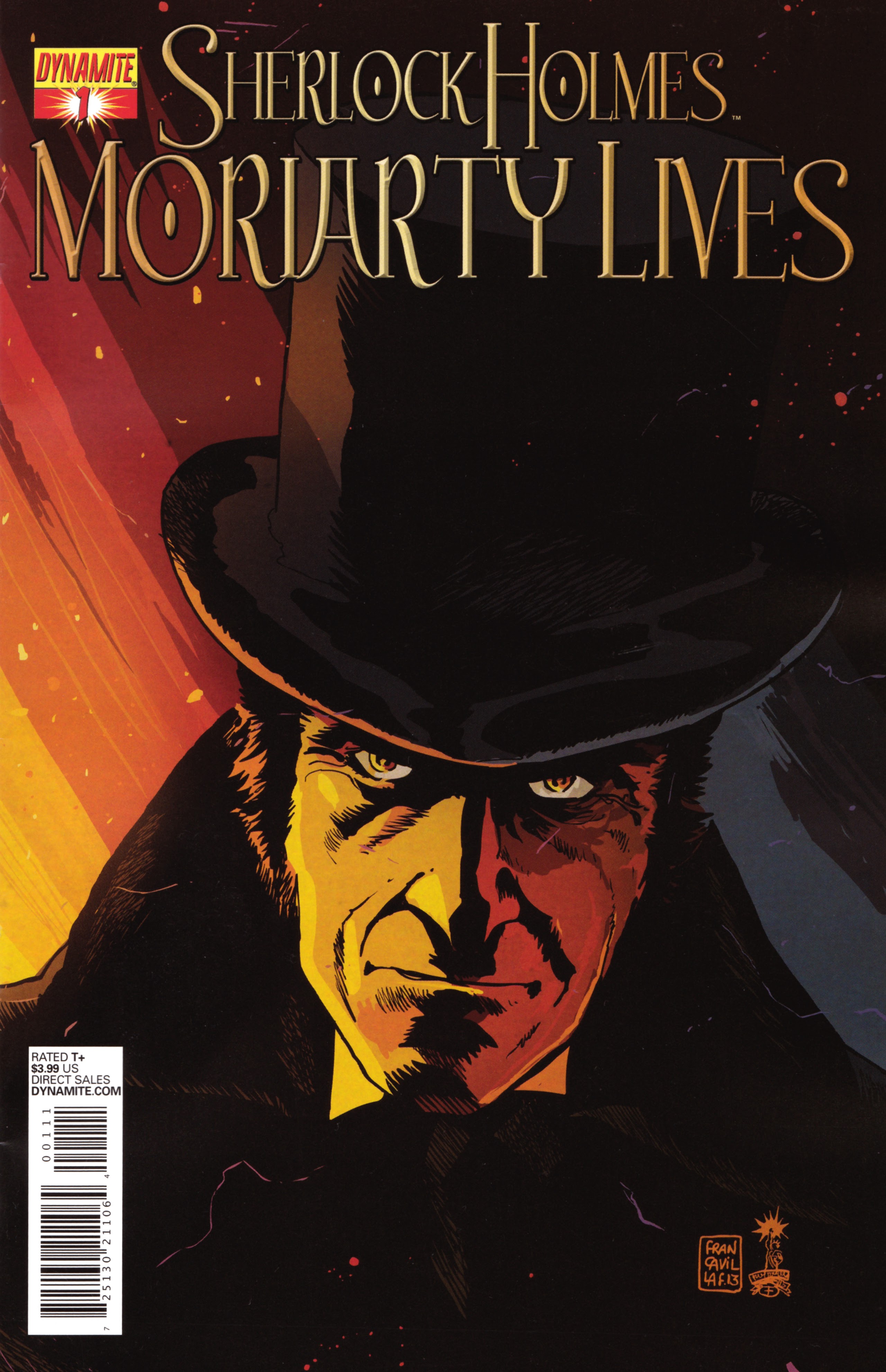 Read online Sherlock Holmes: Moriarty Lives comic -  Issue #1 - 1