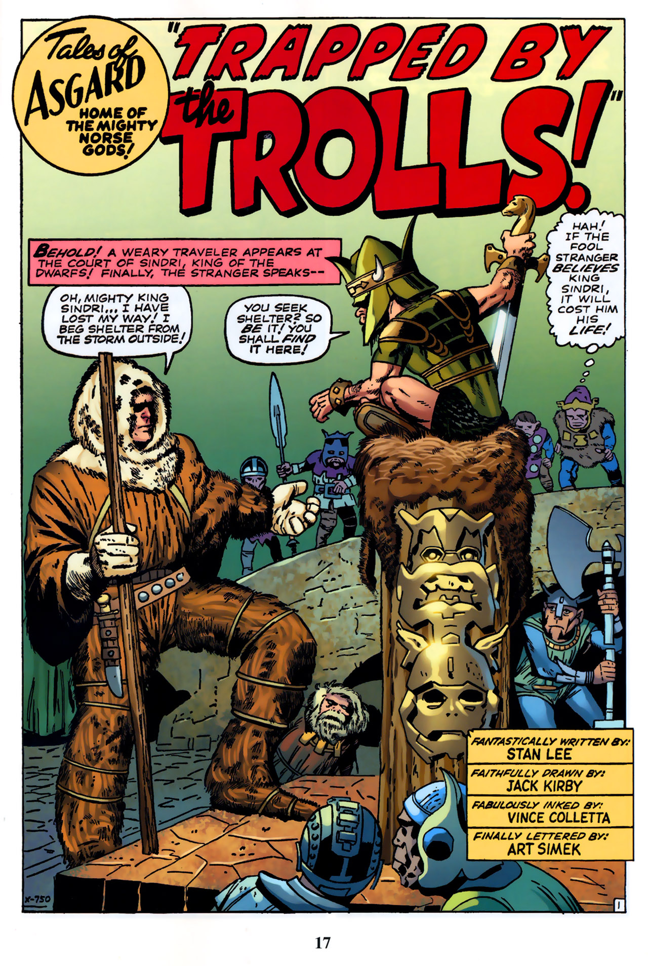 Read online Thor: Tales of Asgard by Stan Lee & Jack Kirby comic -  Issue #2 - 19
