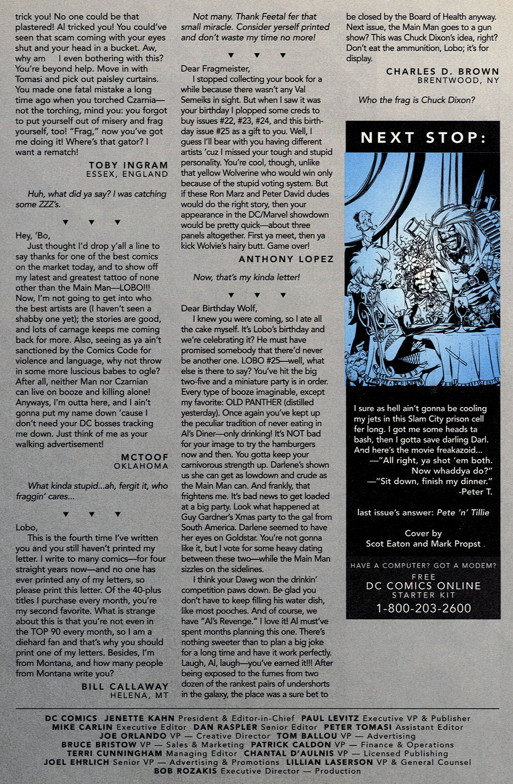 Read online Lobo (1993) comic -  Issue #29 - 25