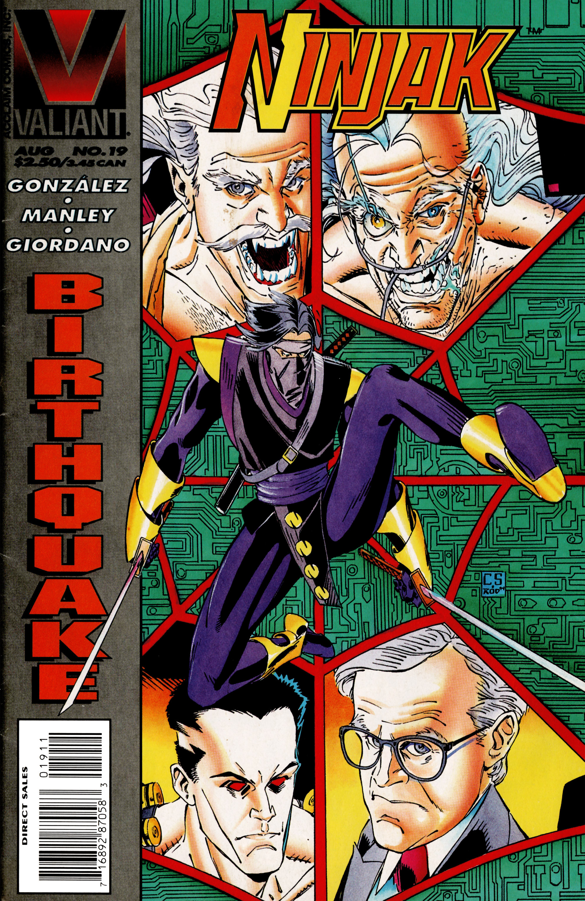 Read online Ninjak (1994) comic -  Issue #19 - 1