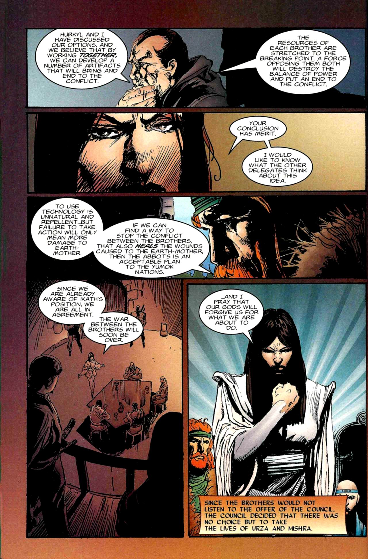 Read online Urza-Mishra War on the World of Magic: The Gathering comic -  Issue #2 - 21