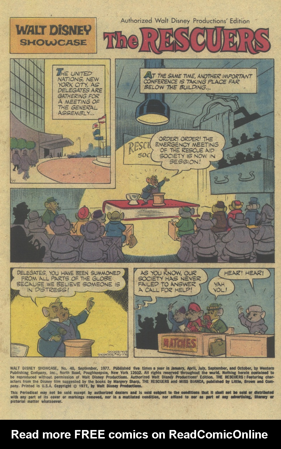 Read online Walt Disney Showcase (1970) comic -  Issue #40 - 3