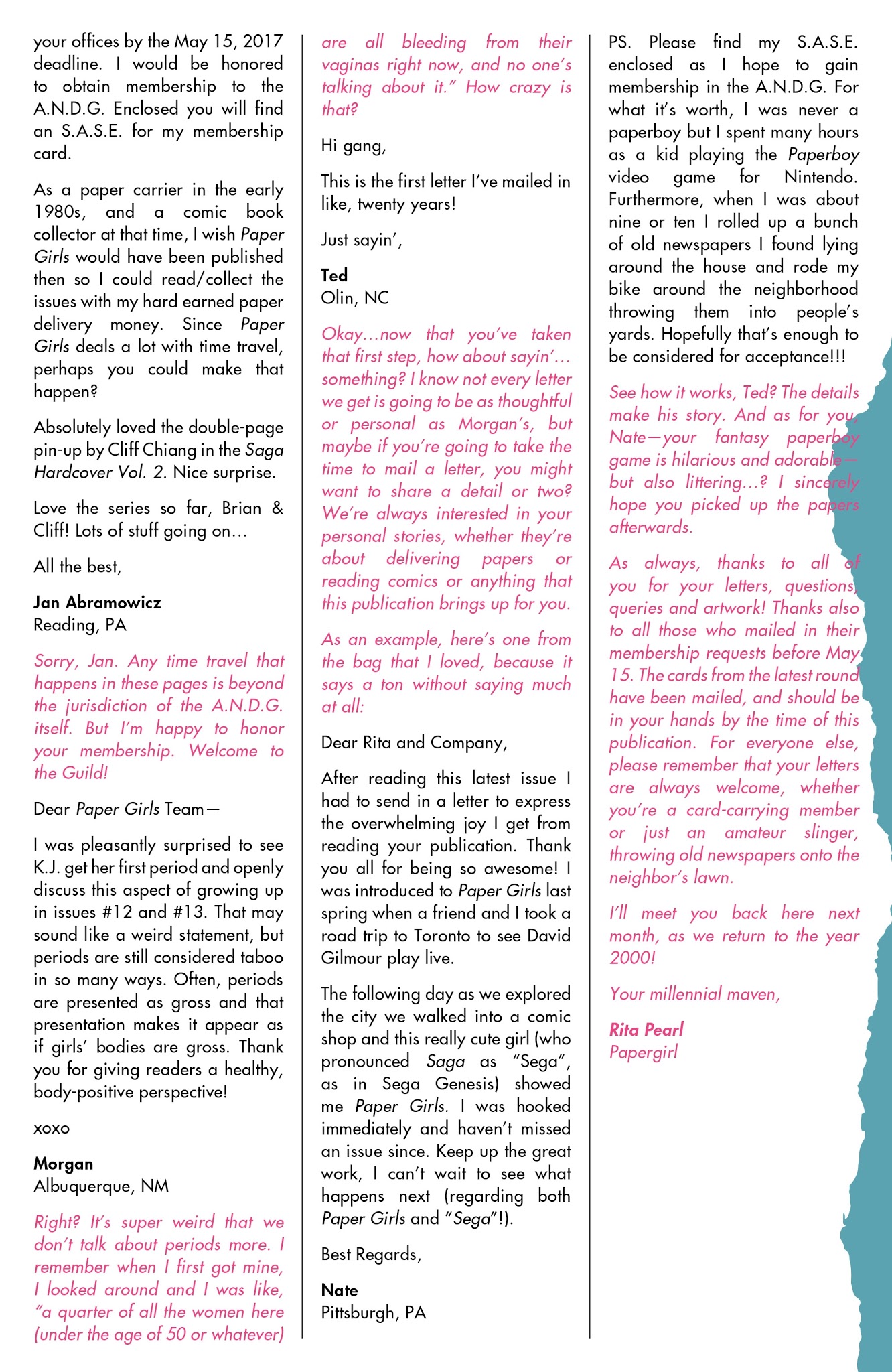 Read online Paper Girls comic -  Issue #16 - 27