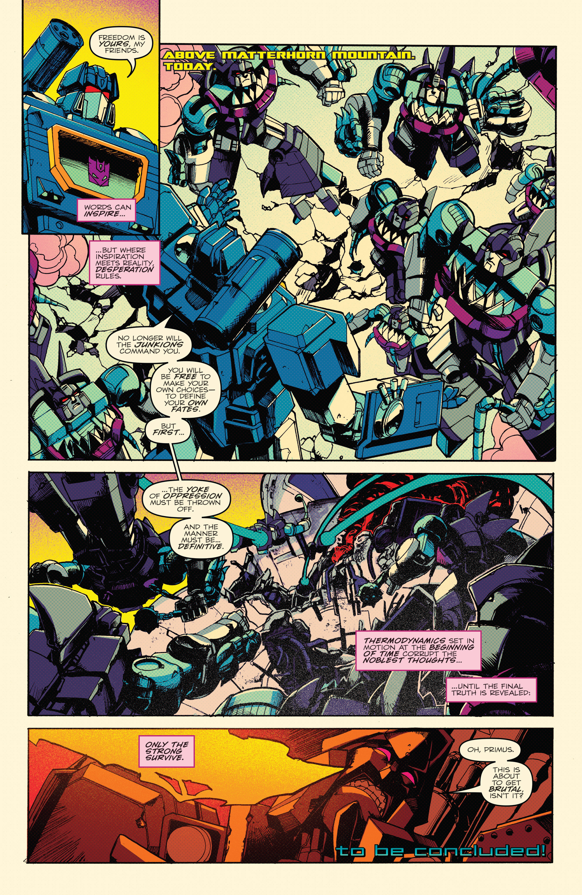 Read online Optimus Prime comic -  Issue #5 - 24