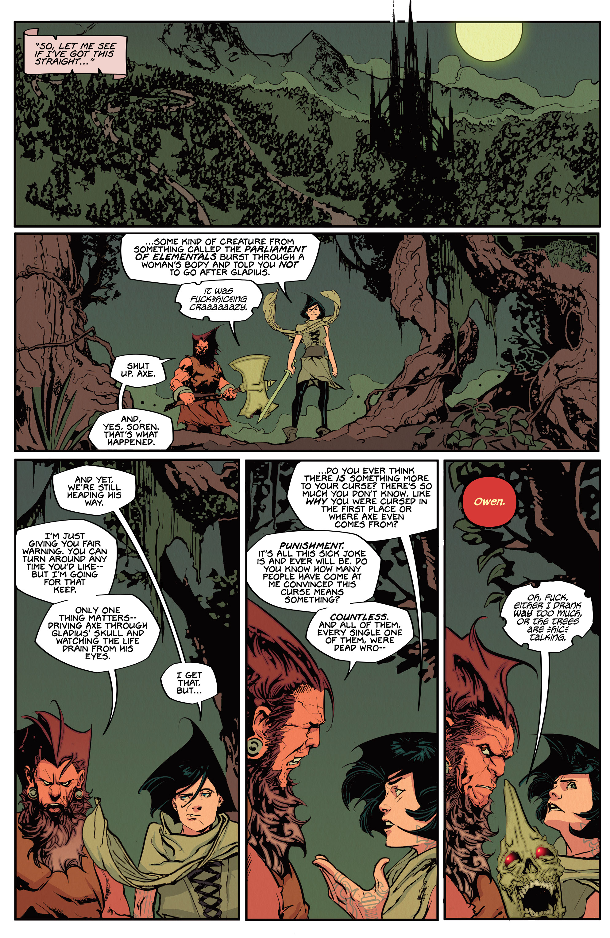 Read online Barbaric: Axe to Grind comic -  Issue #3 - 7