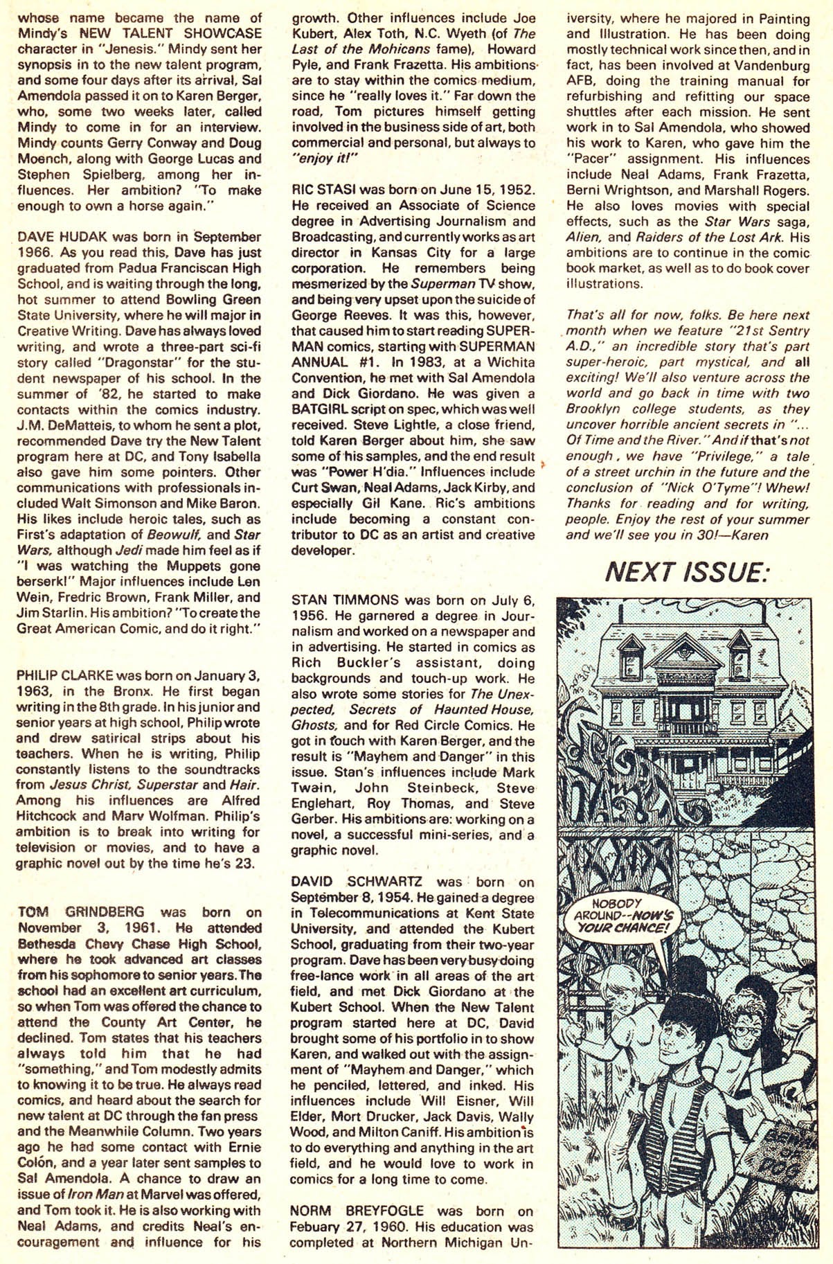 Read online The New Talent Showcase comic -  Issue #11 - 37