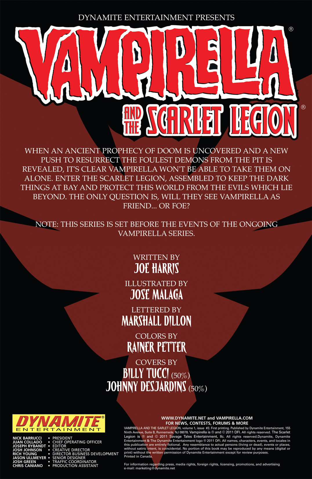 Read online Vampirella and the Scarlet Legion comic -  Issue # TPB - 57