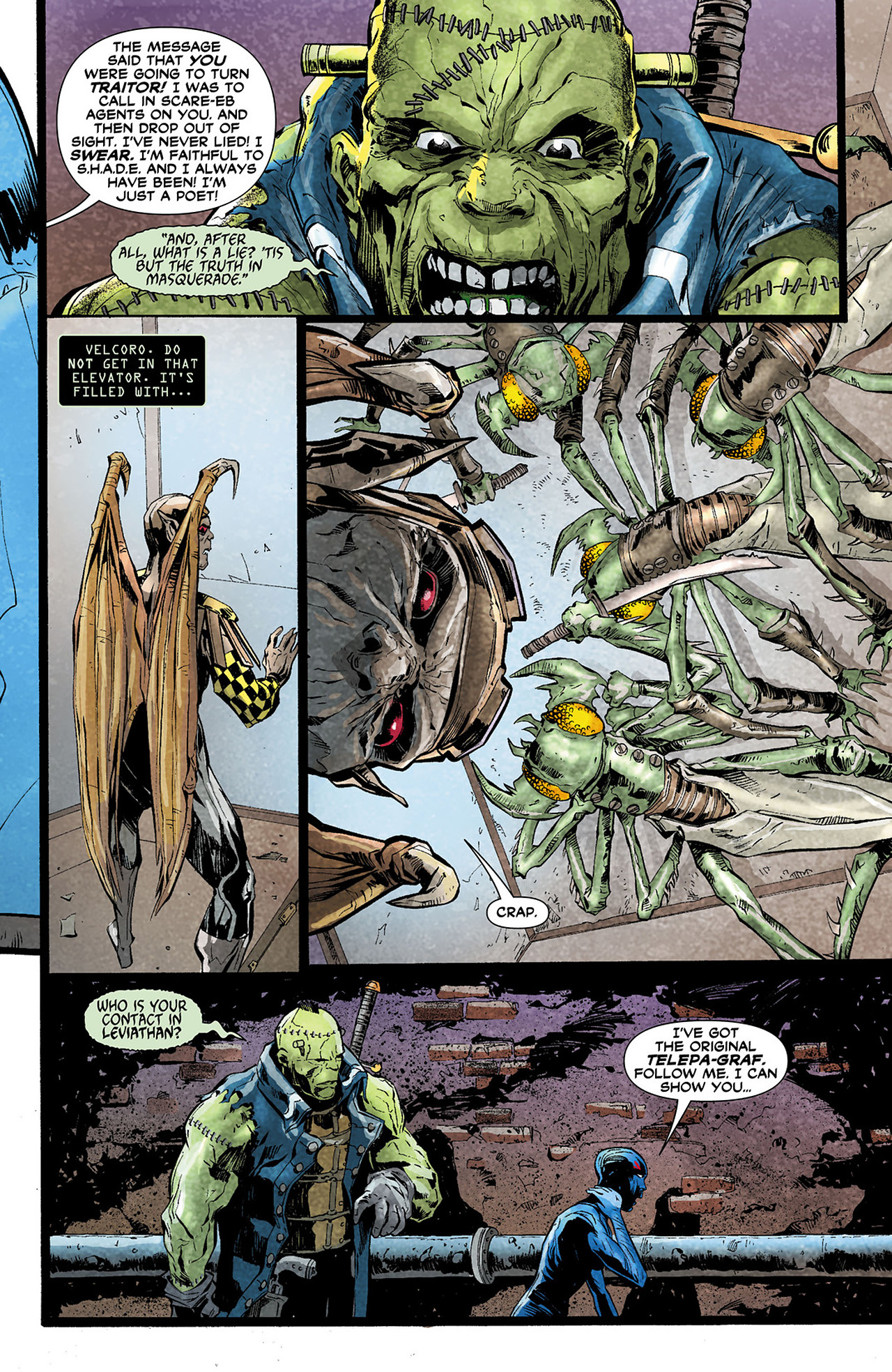 Read online Frankenstein, Agent of S.H.A.D.E. comic -  Issue #10 - 17