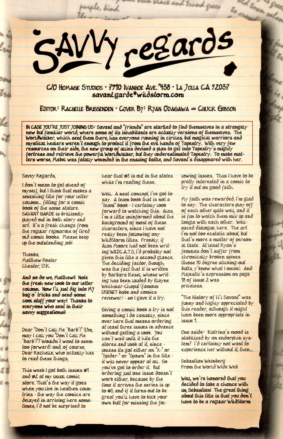 Read online Savant Garde comic -  Issue #4 - 23