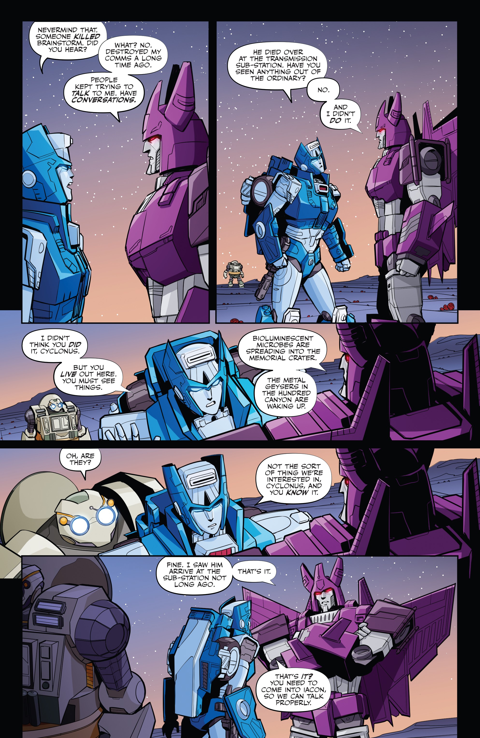 Read online Transformers (2019) comic -  Issue #4 - 9