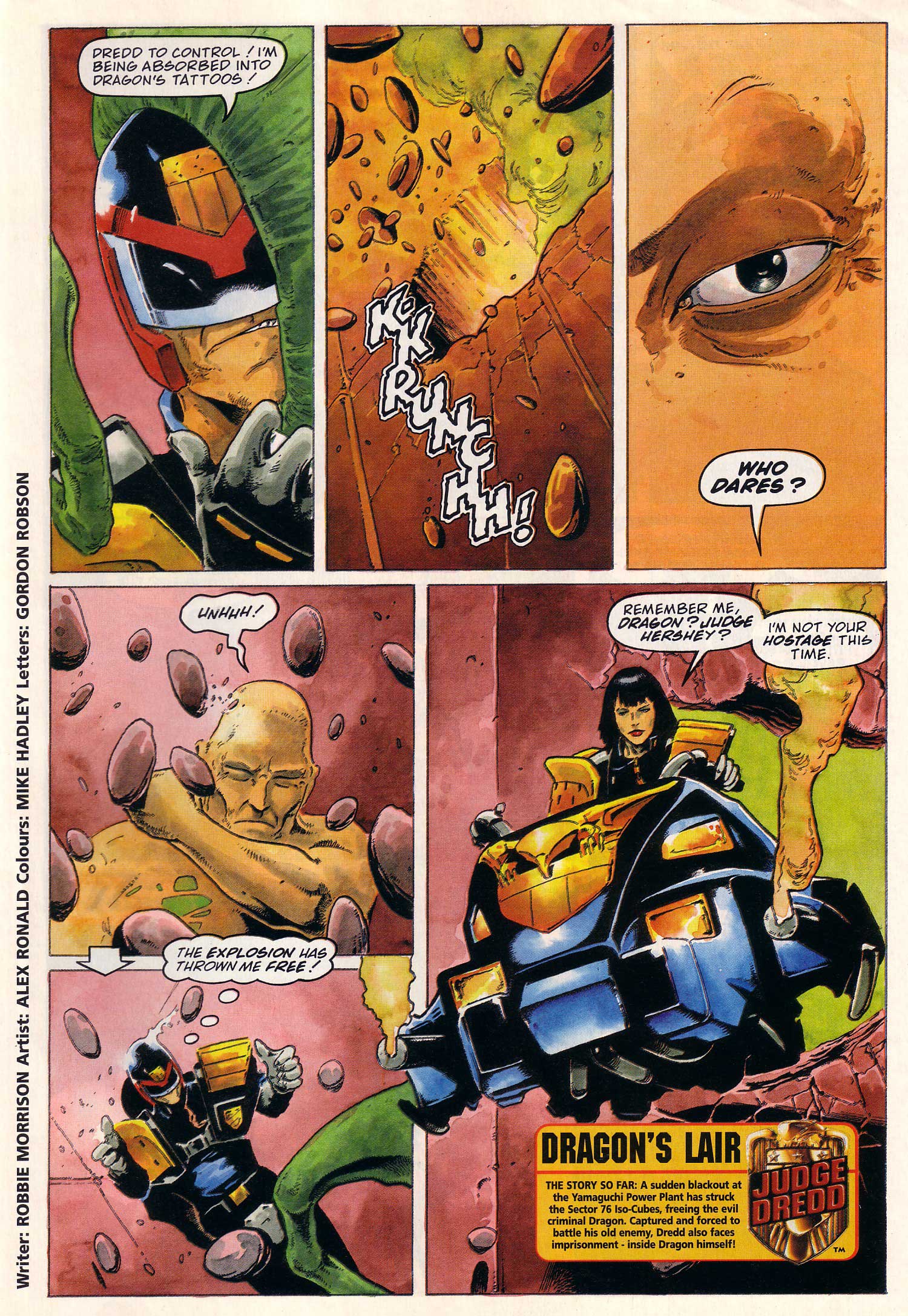 Read online Judge Dredd Lawman of the Future comic -  Issue #16 - 23