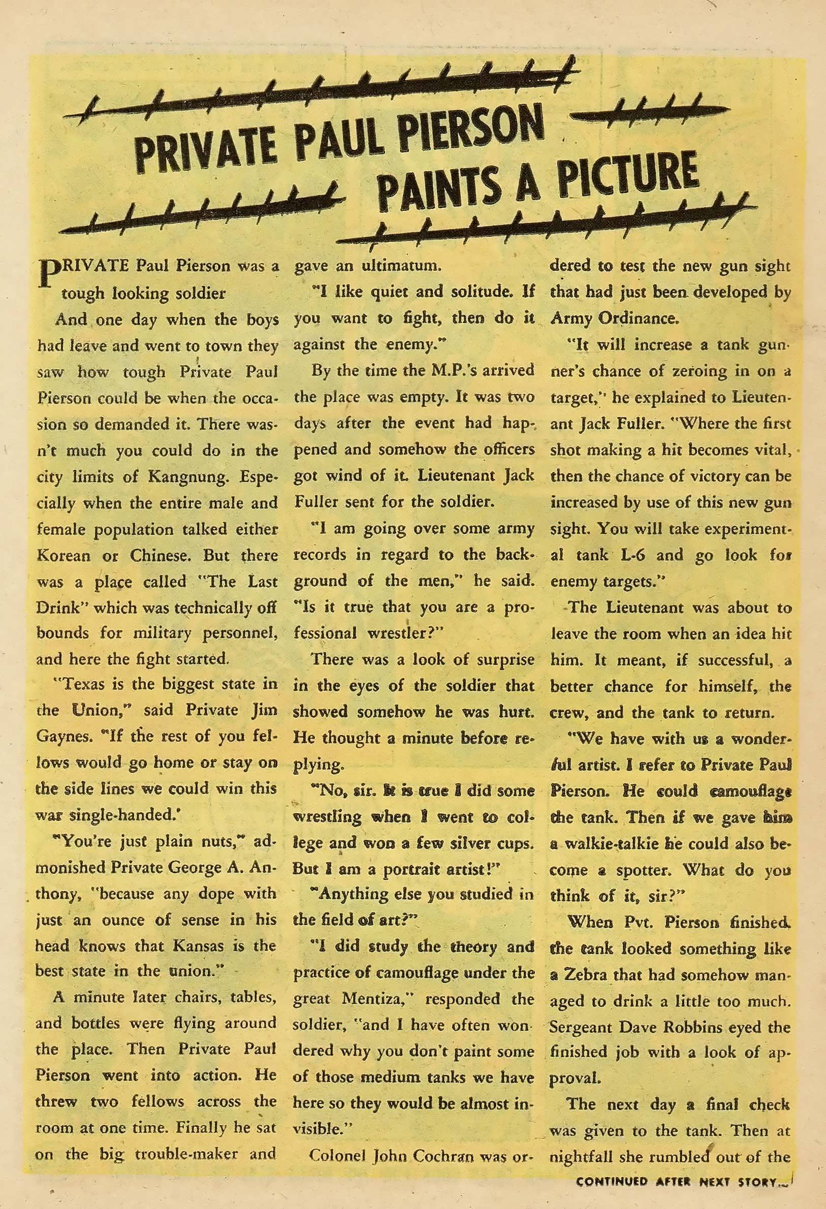 Read online Combat (1952) comic -  Issue #10 - 10