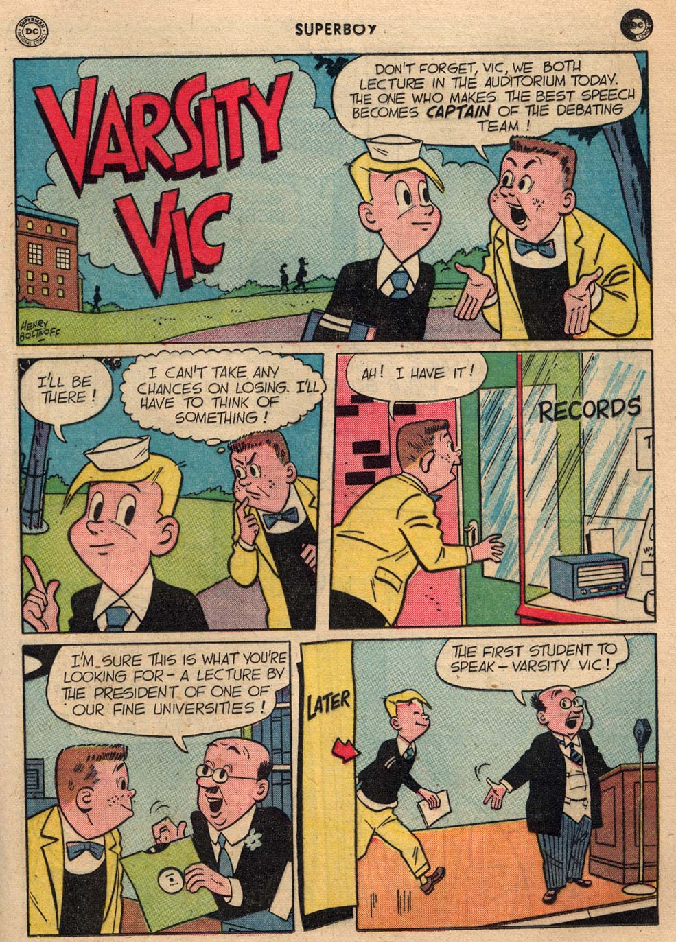 Read online Superboy (1949) comic -  Issue #7 - 27