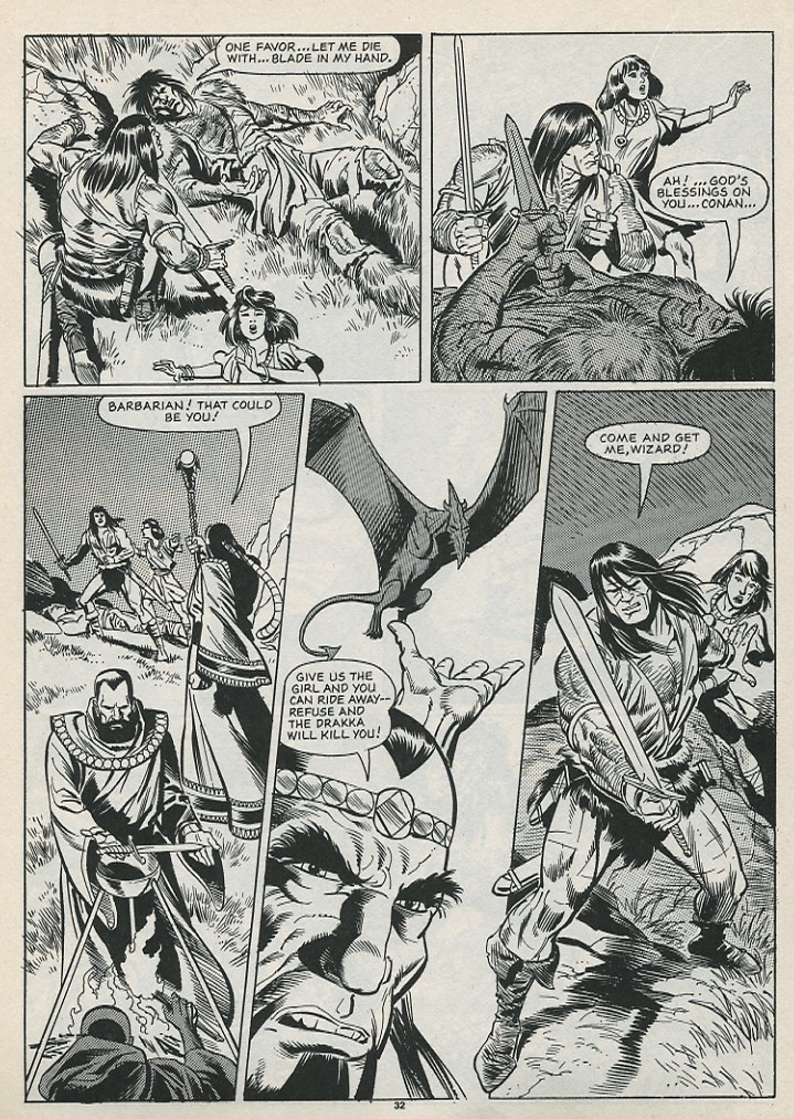 Read online The Savage Sword Of Conan comic -  Issue #188 - 34