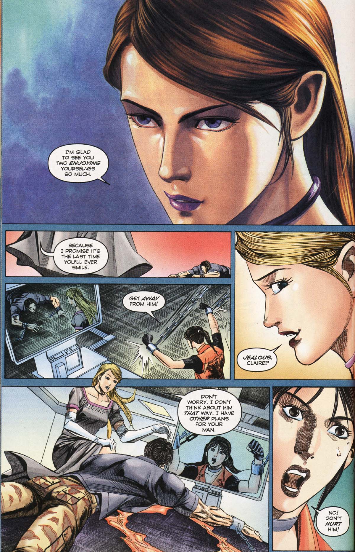 Read online Resident Evil Code: Veronica comic -  Issue #3 - 136