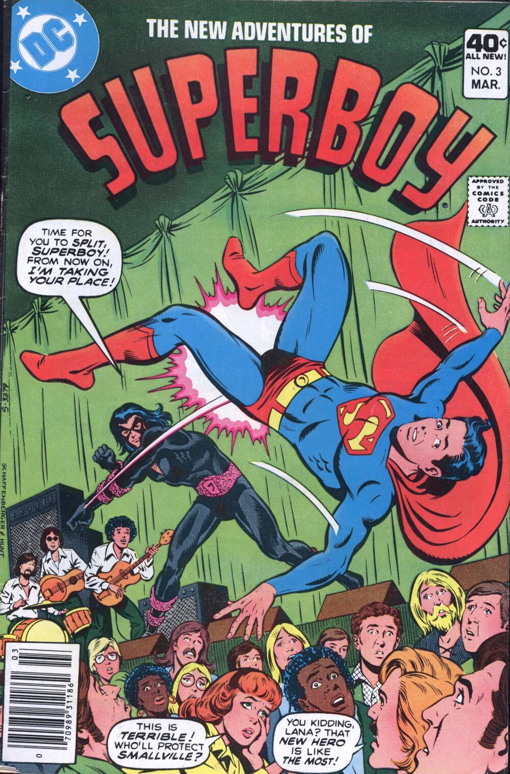 Read online The New Adventures of Superboy comic -  Issue #3 - 1