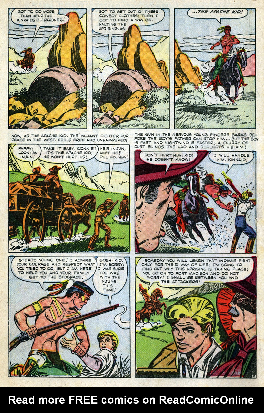 Read online Apache Kid comic -  Issue #17 - 4