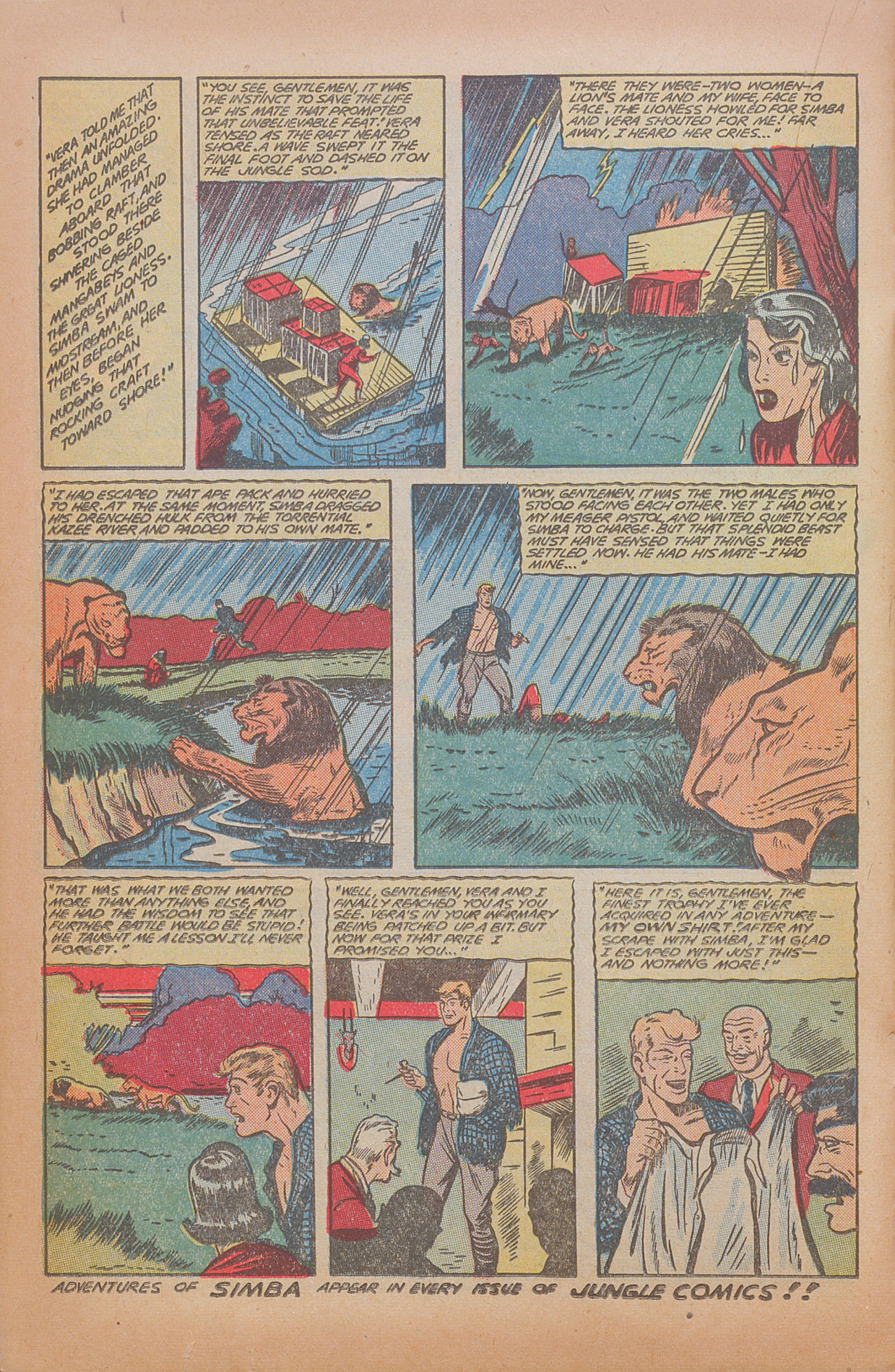 Read online Jungle Comics comic -  Issue #113 - 32