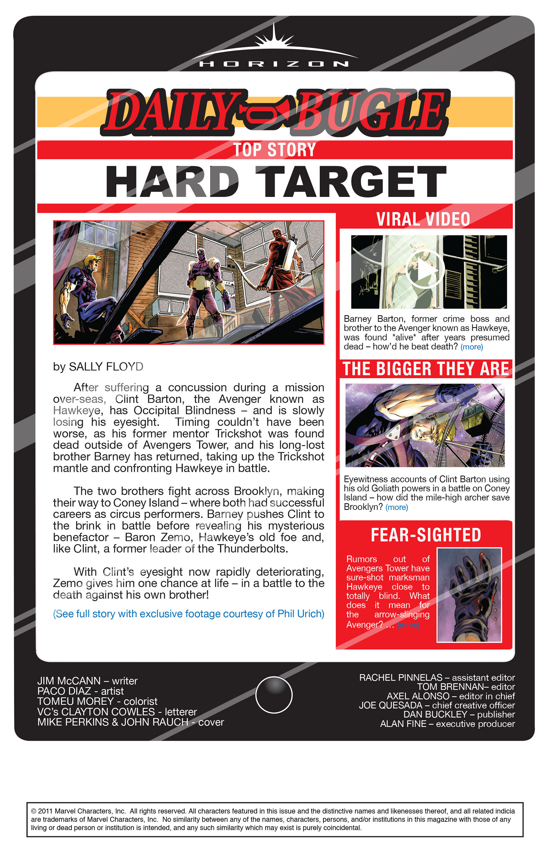 Read online Hawkeye: Blindspot comic -  Issue #4 - 2