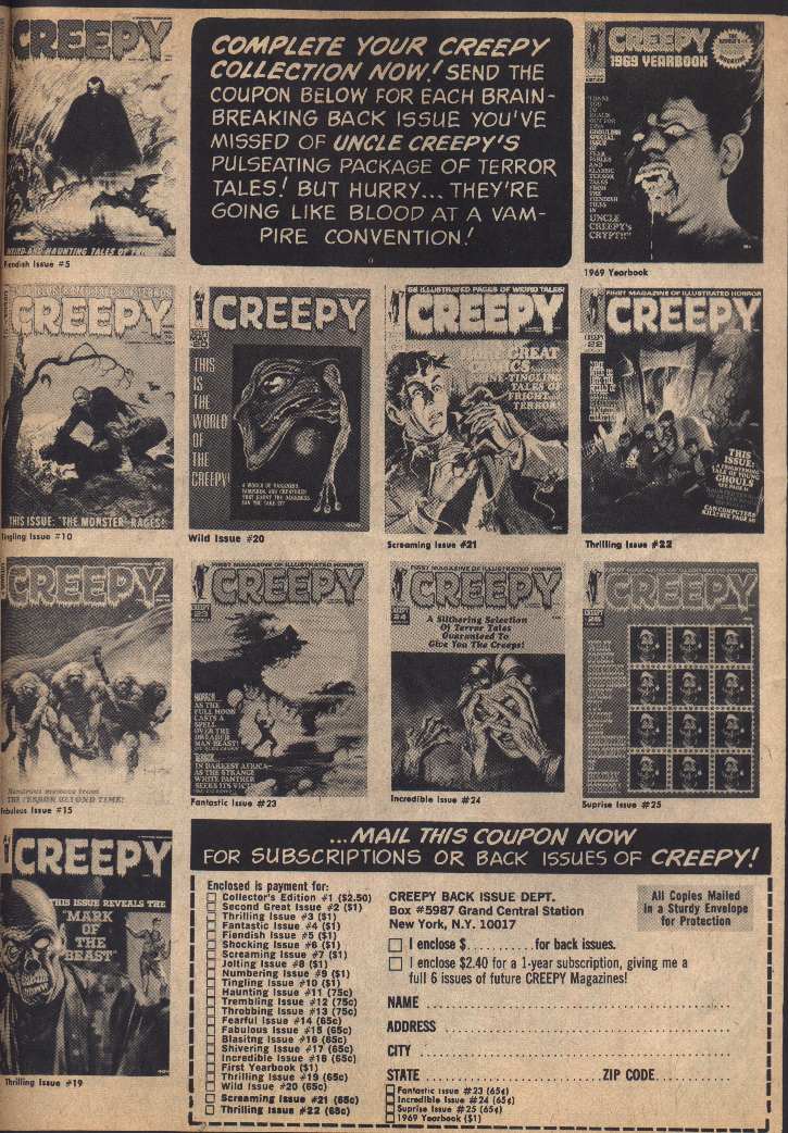 Creepy (1964) Issue #27 #27 - English 45