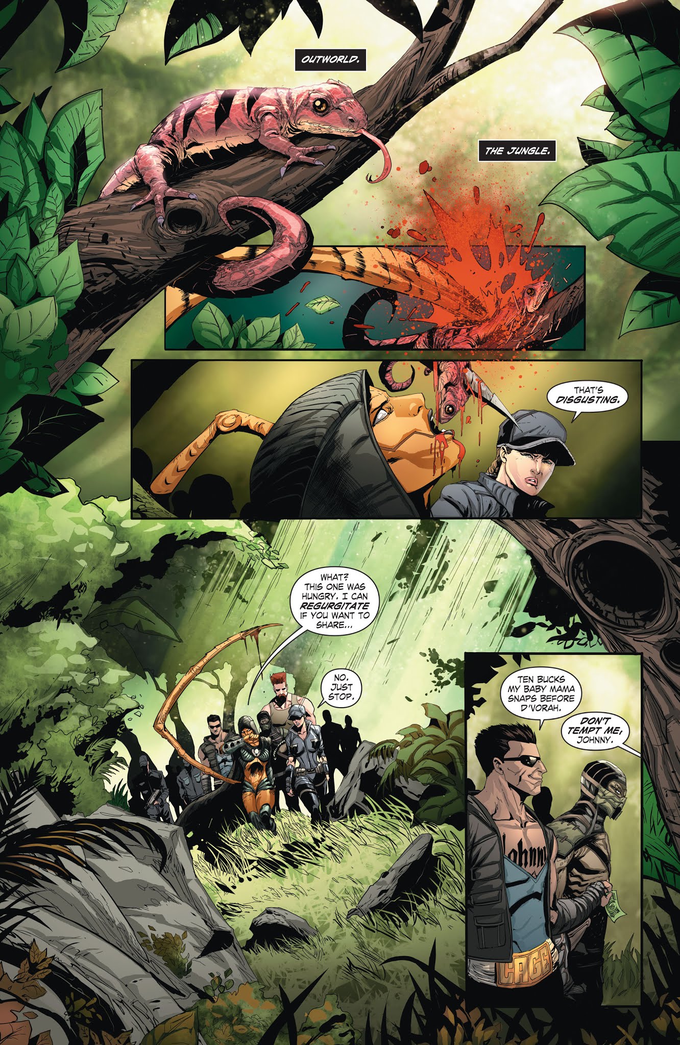 Read online Mortal Kombat X [I] comic -  Issue # _TPB 1 - 120
