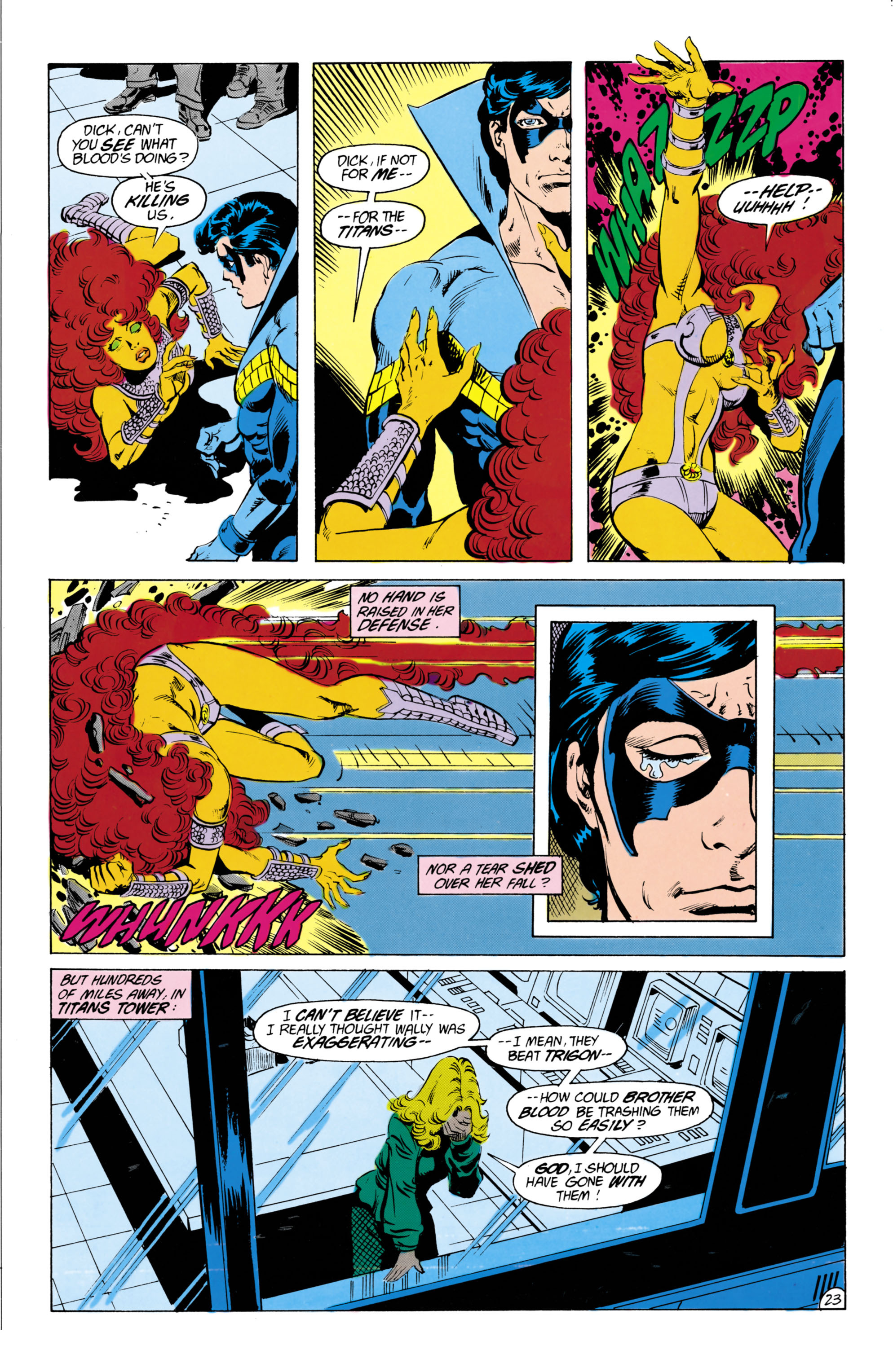 Read online The New Teen Titans (1984) comic -  Issue #29 - 23