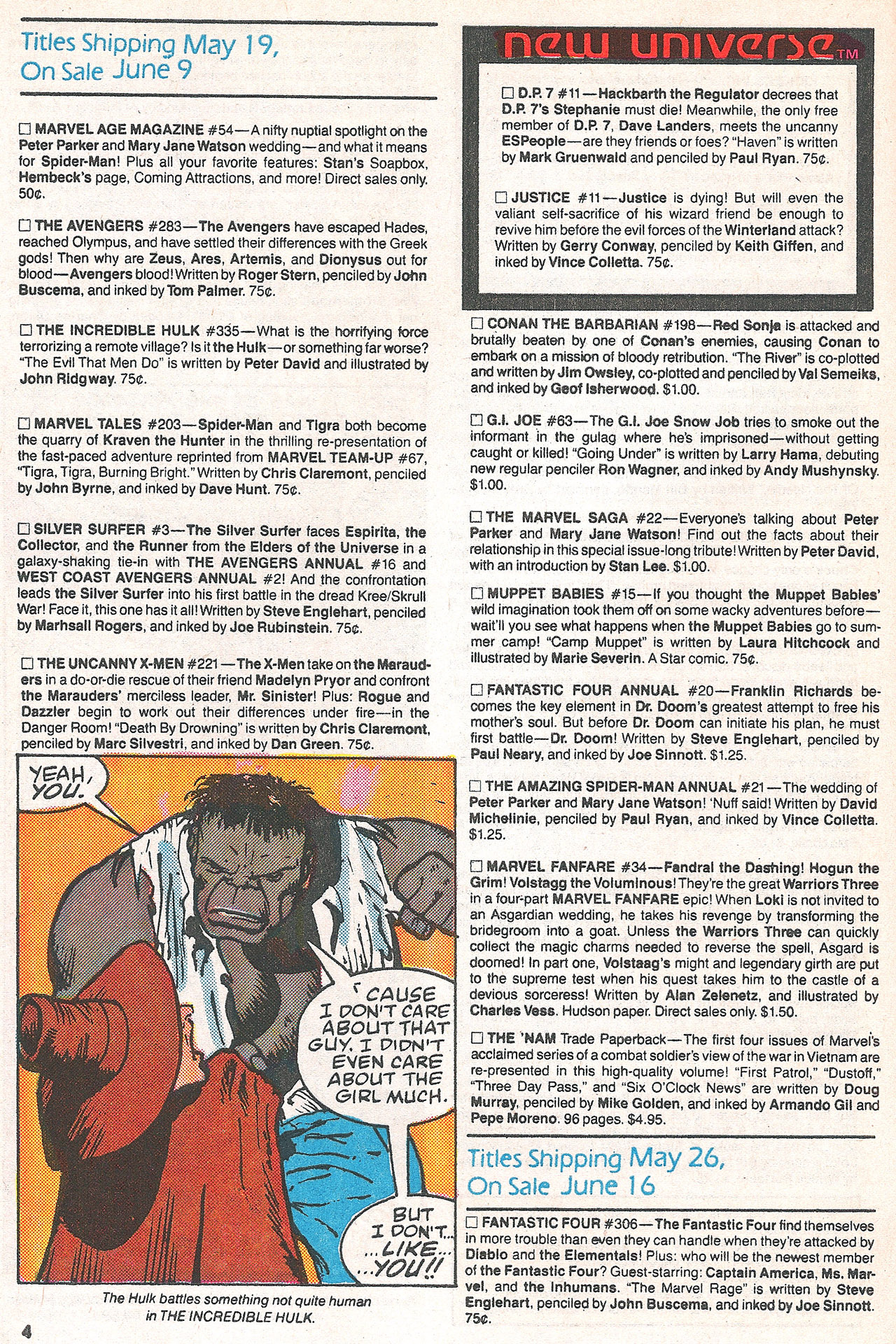 Read online Marvel Age comic -  Issue #53 - 6