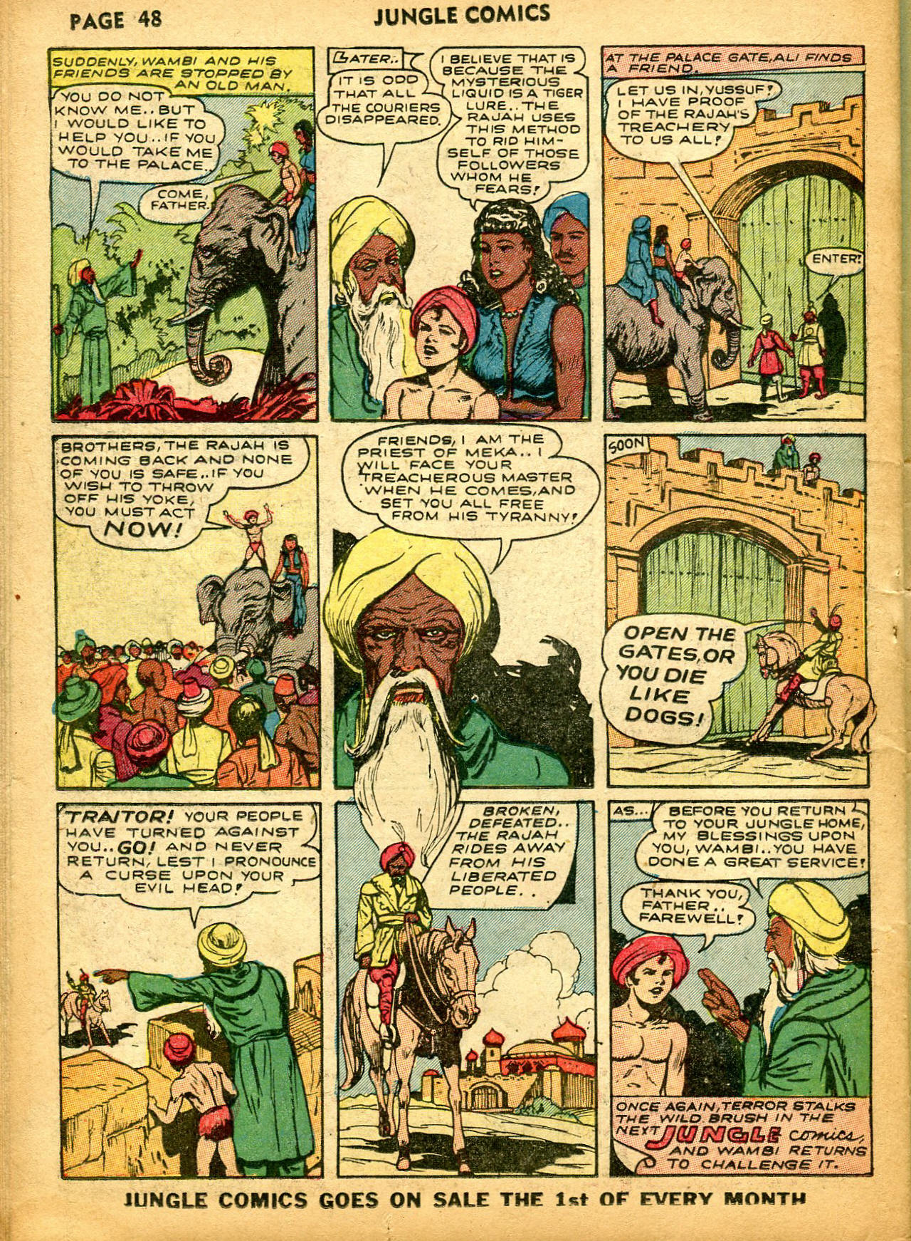 Read online Jungle Comics comic -  Issue #32 - 51