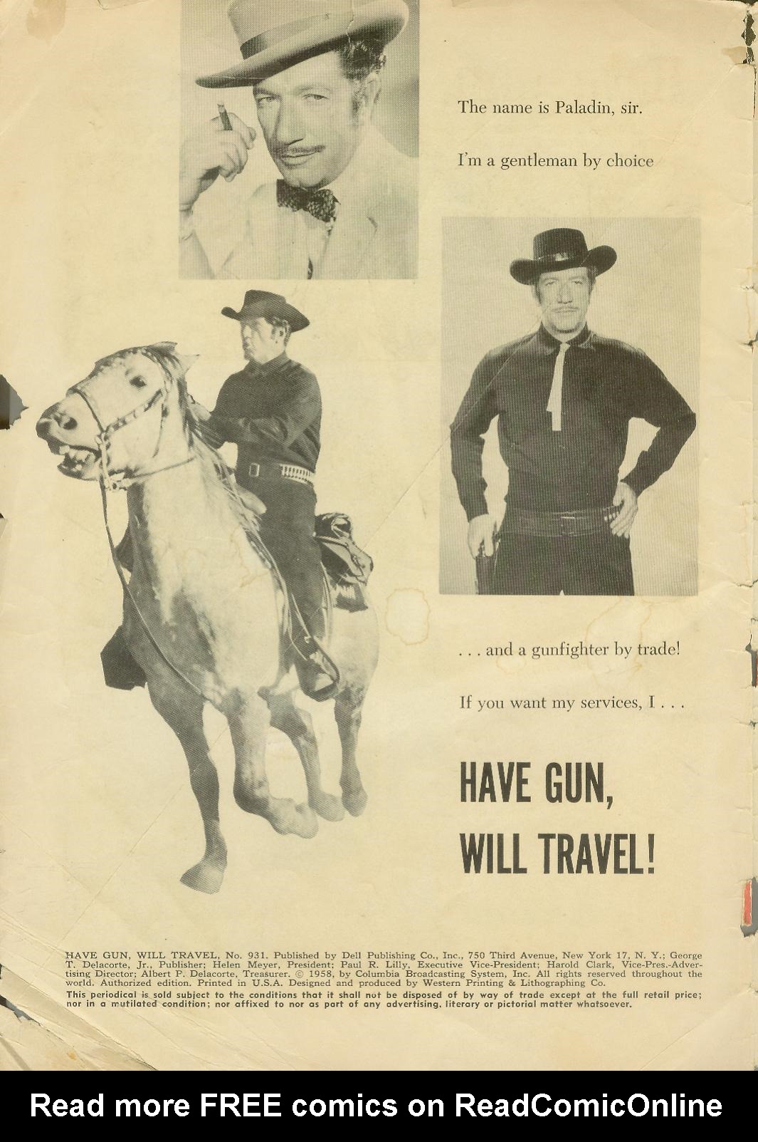 Read online Four Color Comics comic -  Issue #931 - 2