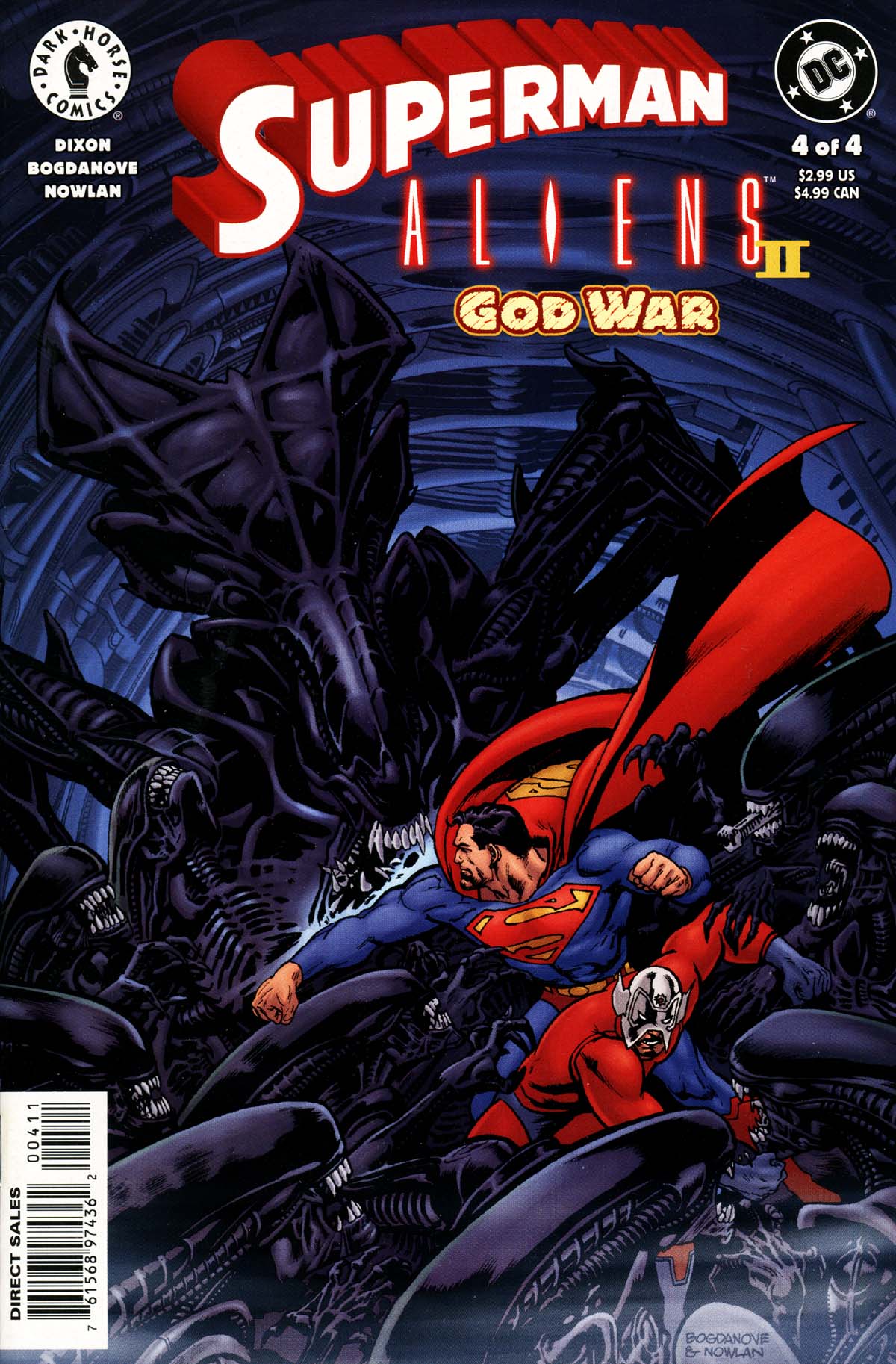 Read online Superman/Aliens 2: God War comic - Issue #4