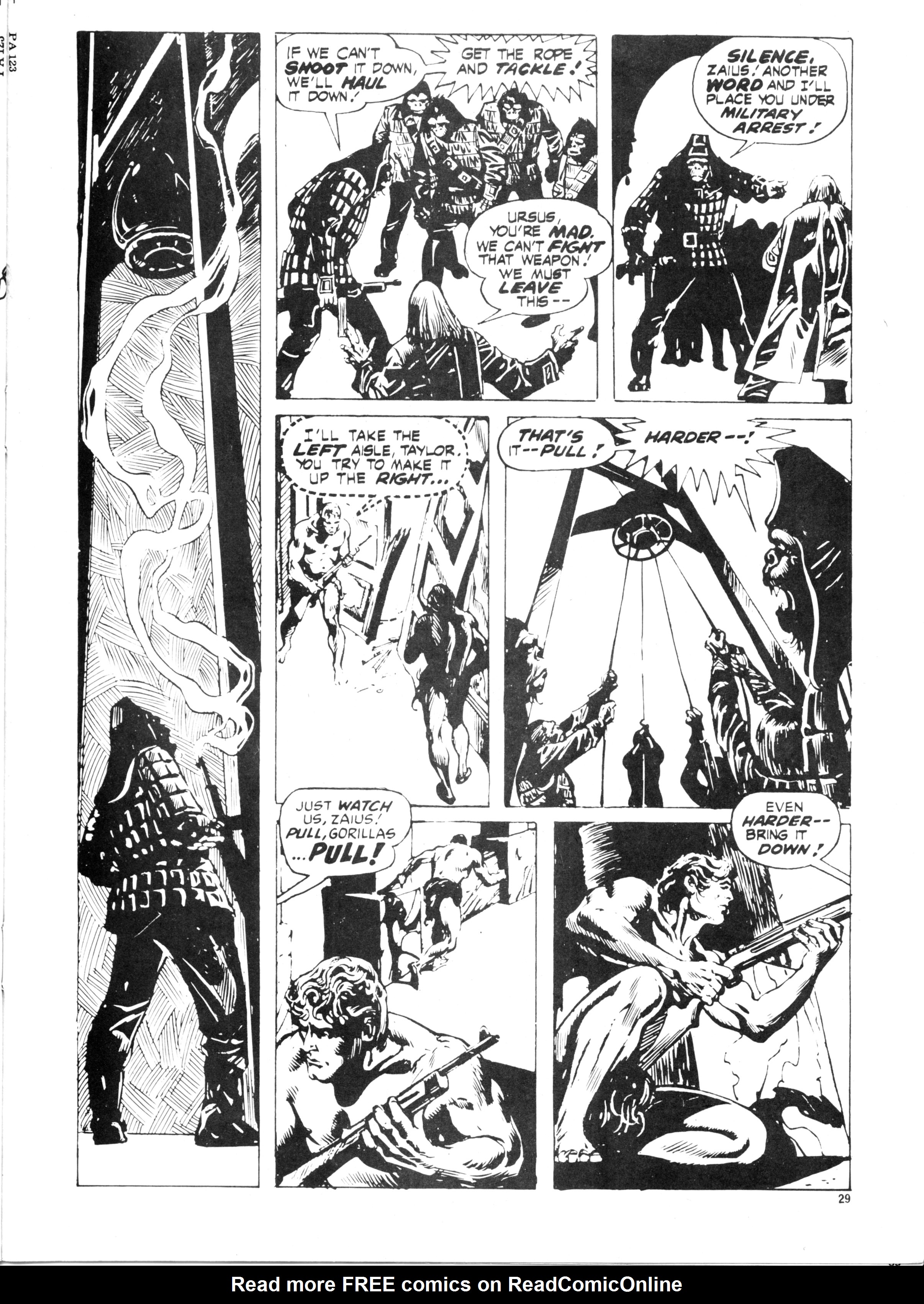 Read online Planet of the Apes (1974) comic -  Issue #123 - 29