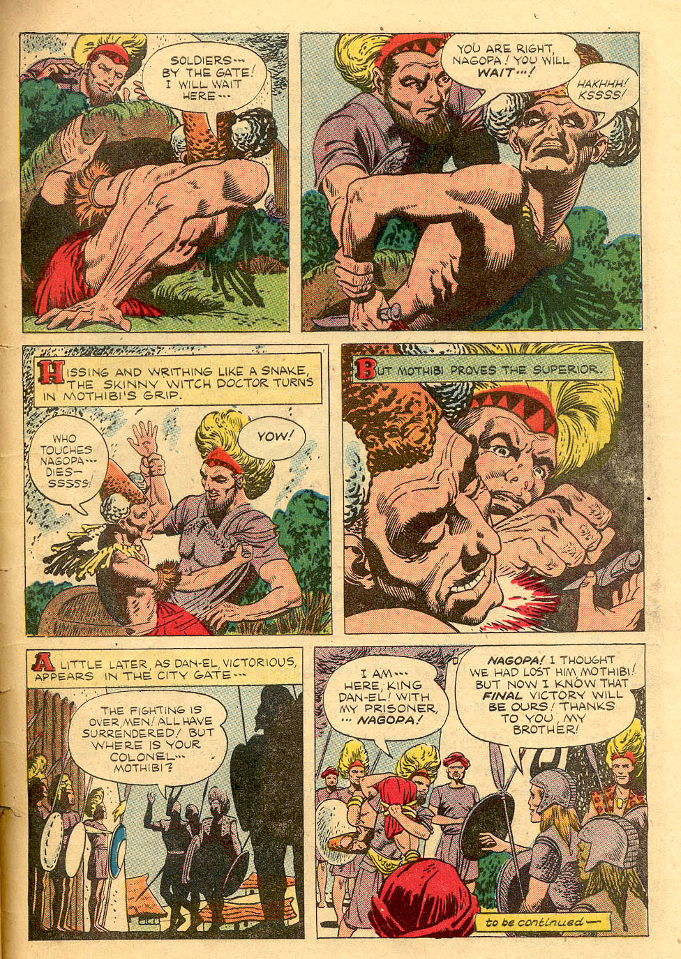 Read online Tarzan (1948) comic -  Issue #47 - 49