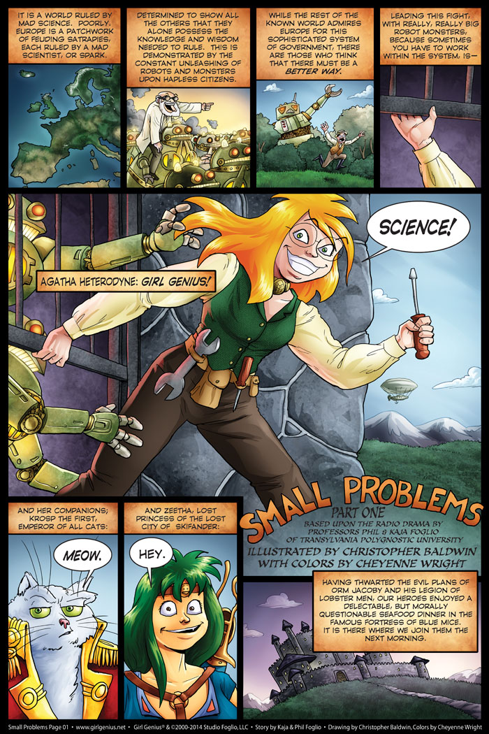 Read online Girl Genius (2002) comic -  Issue #13 - 164