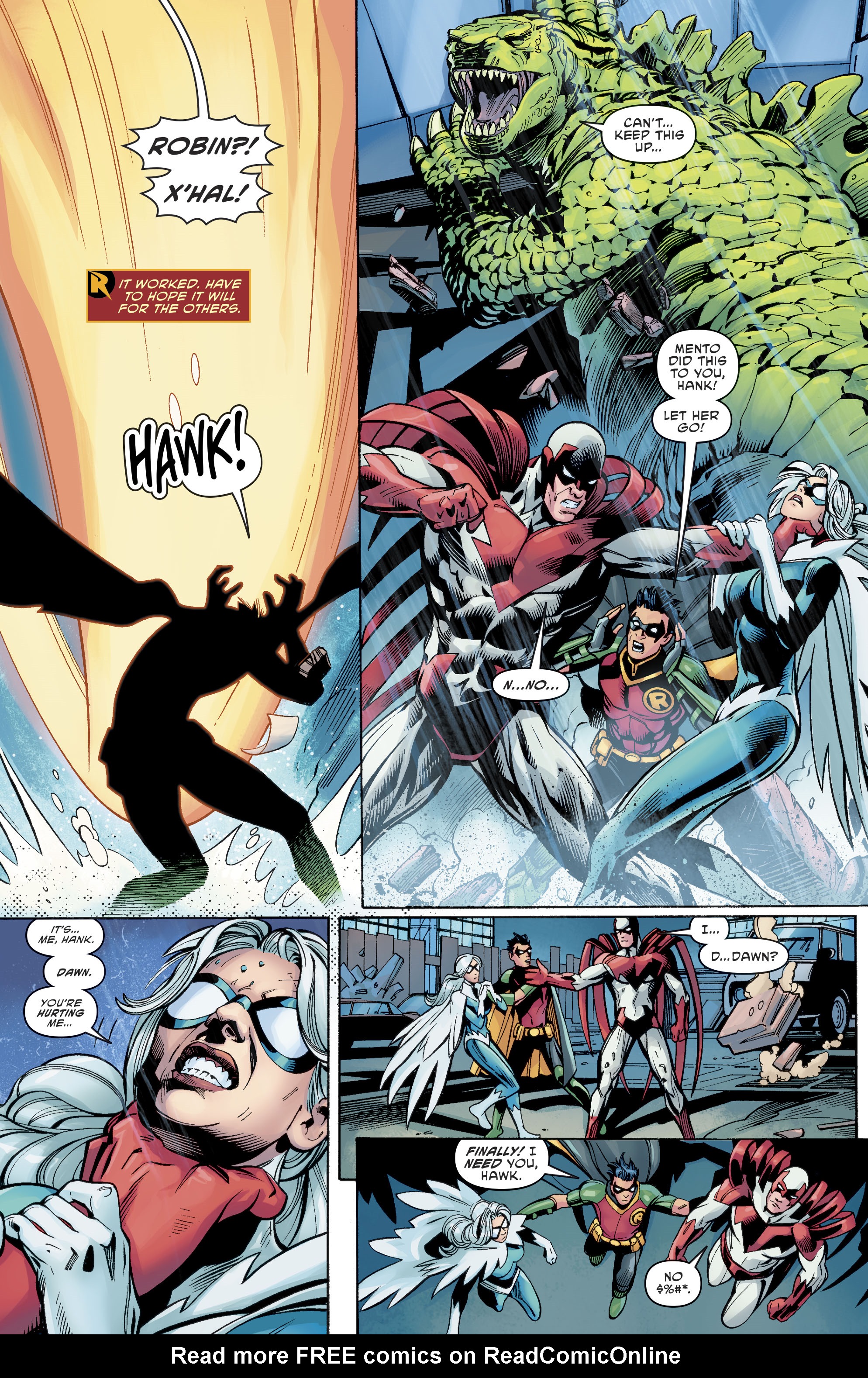 Read online Titans: Burning Rage comic -  Issue #5 - 22